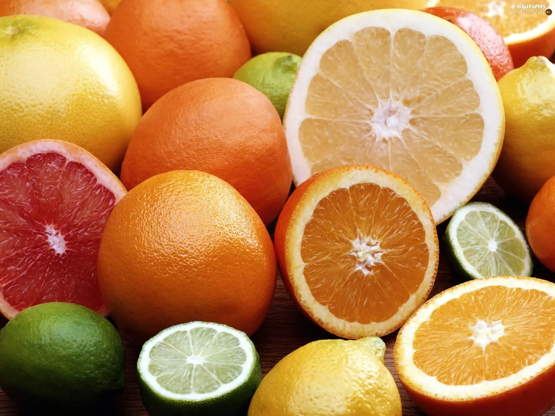 Fruits, All, Halves, citrus