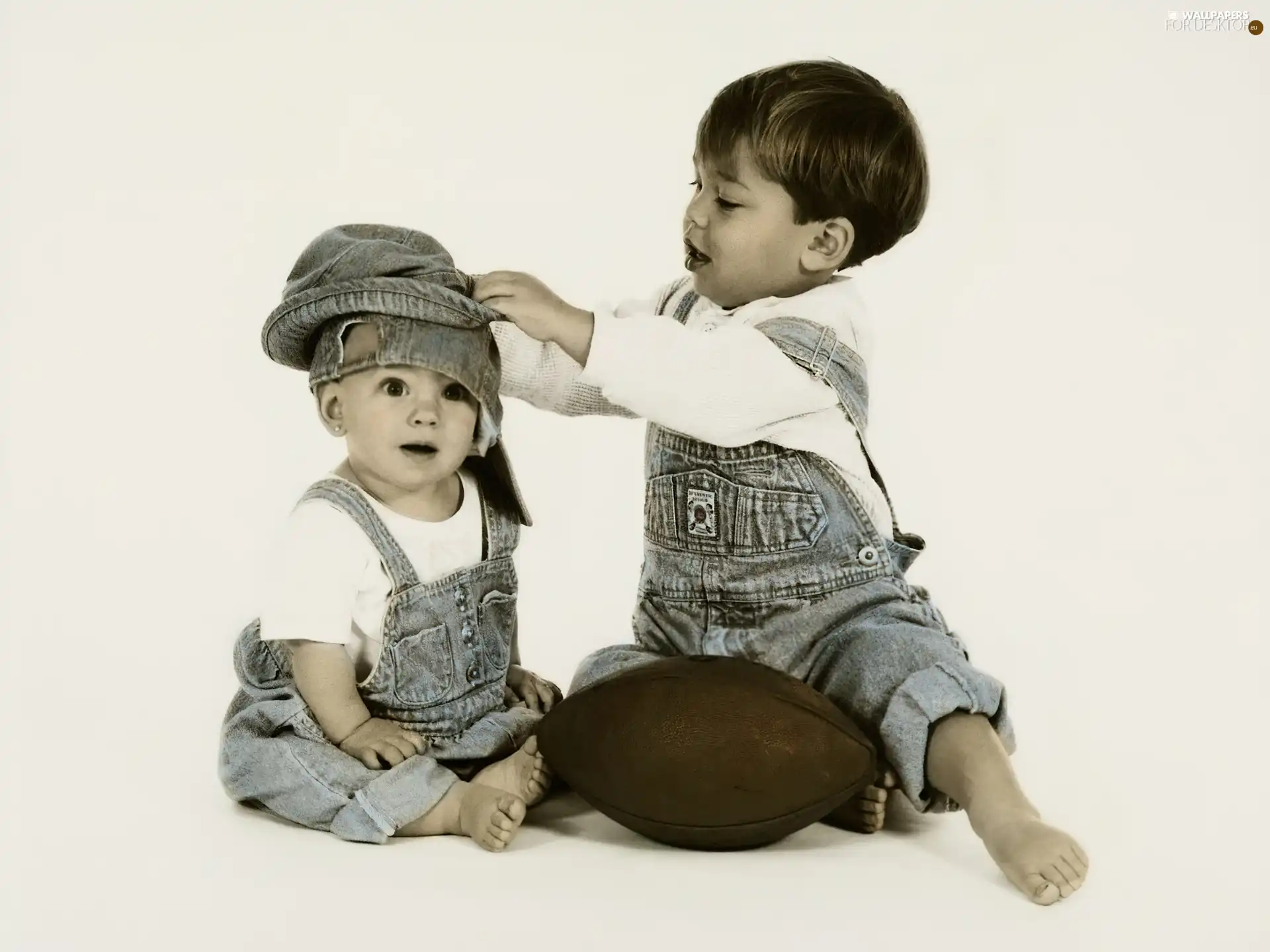 Hat, Kids, Ball