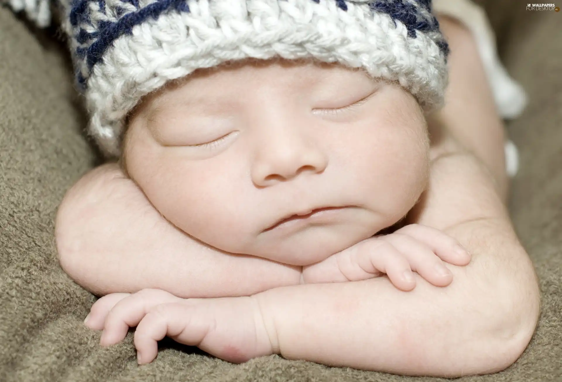 Sleeping, wool, Hat, Kid