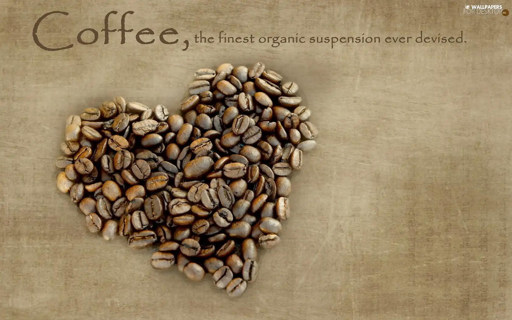 Heart, grains, coffee