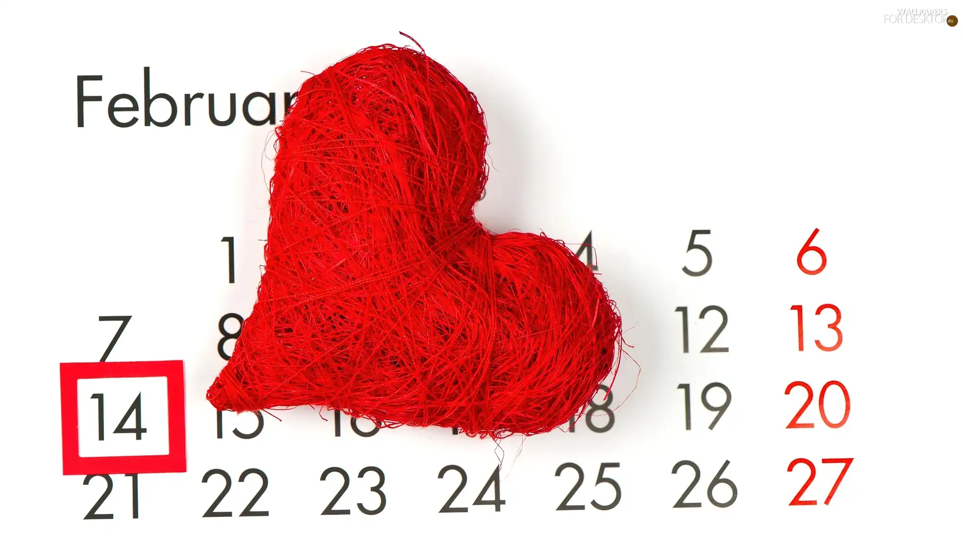 Heart, Calendar, date