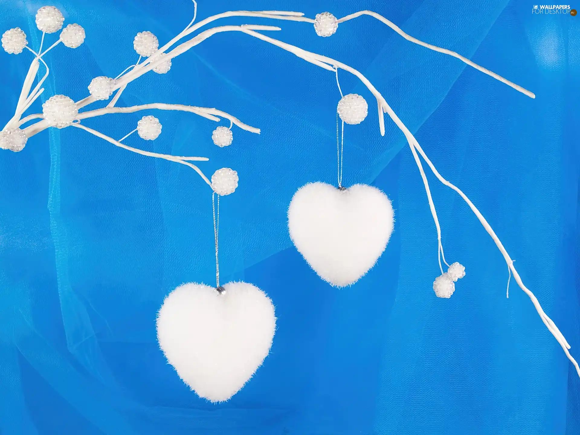 hearts, decor, Christmas