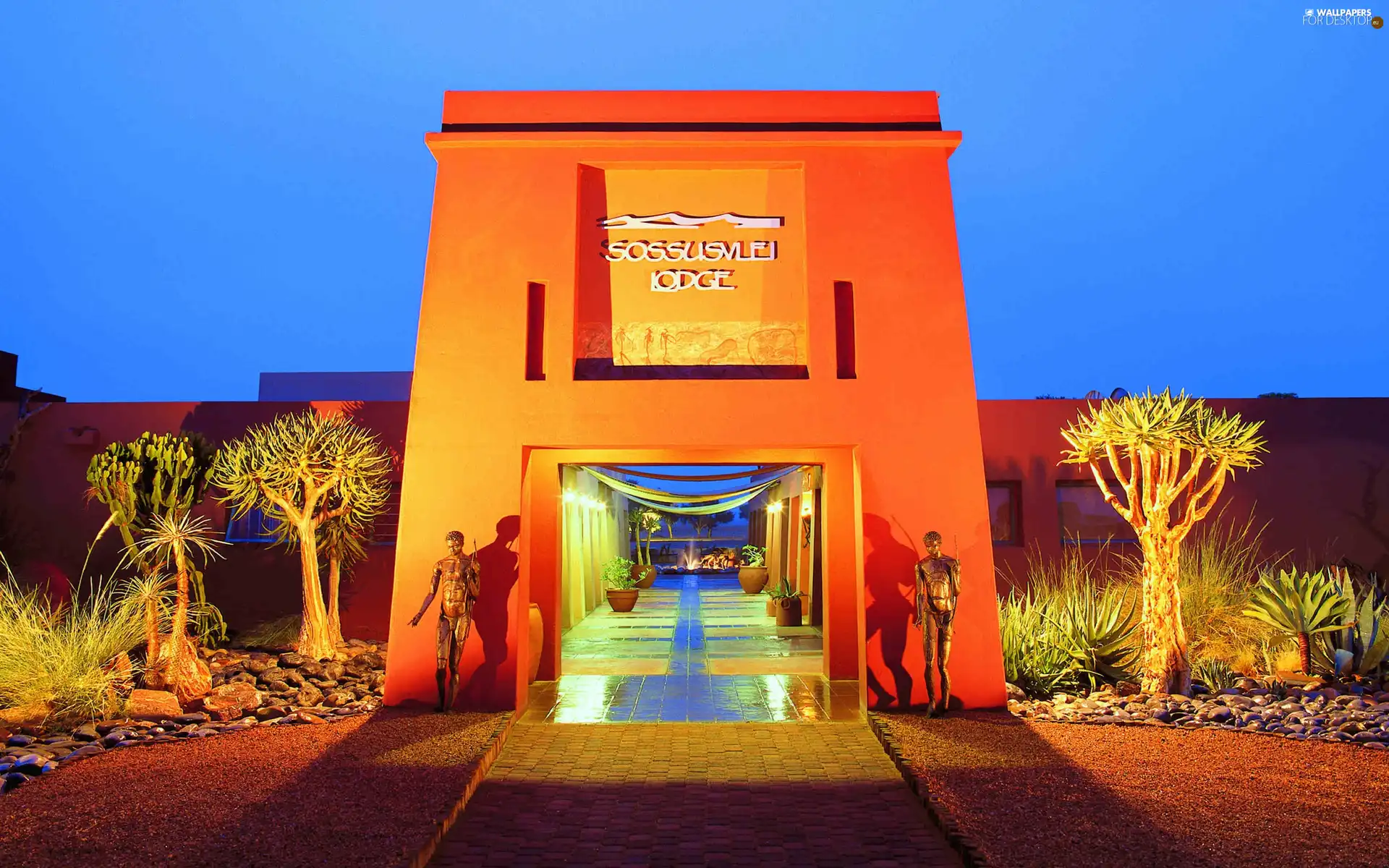 Sossusvlei Lodge, entry, Hotel hall, Namibia