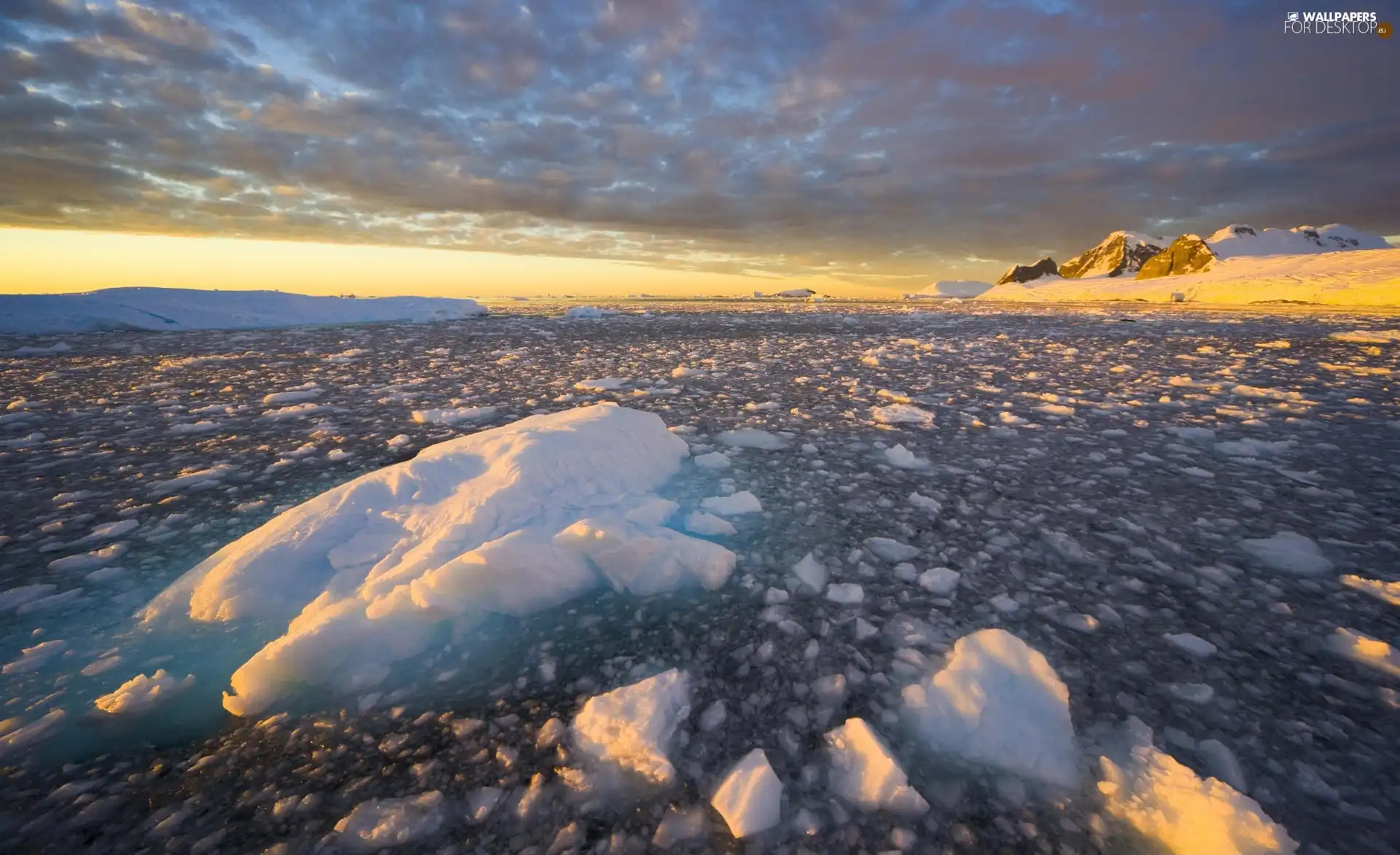 ice, frozen, lumps