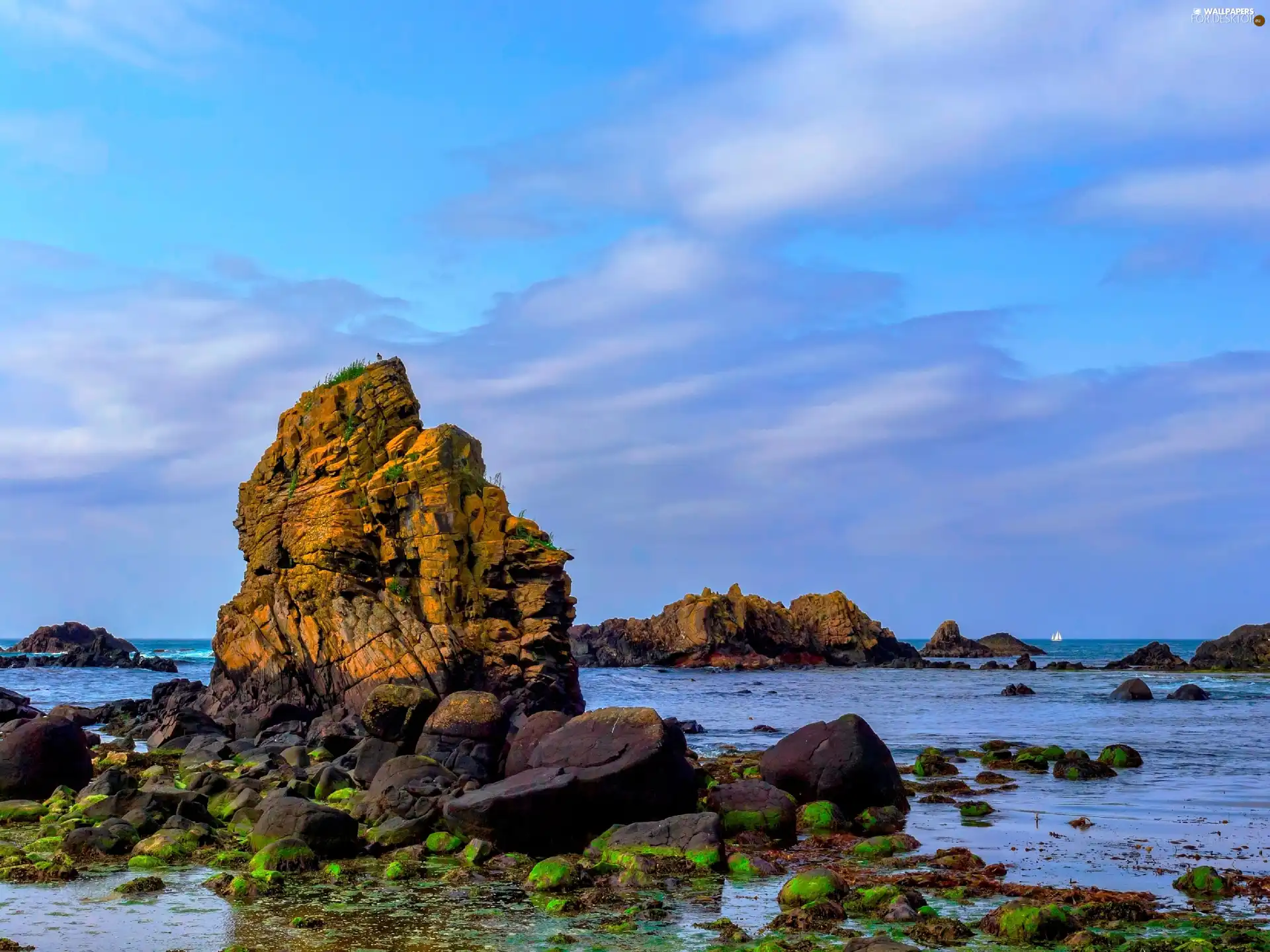 Ireland, sea, rocks