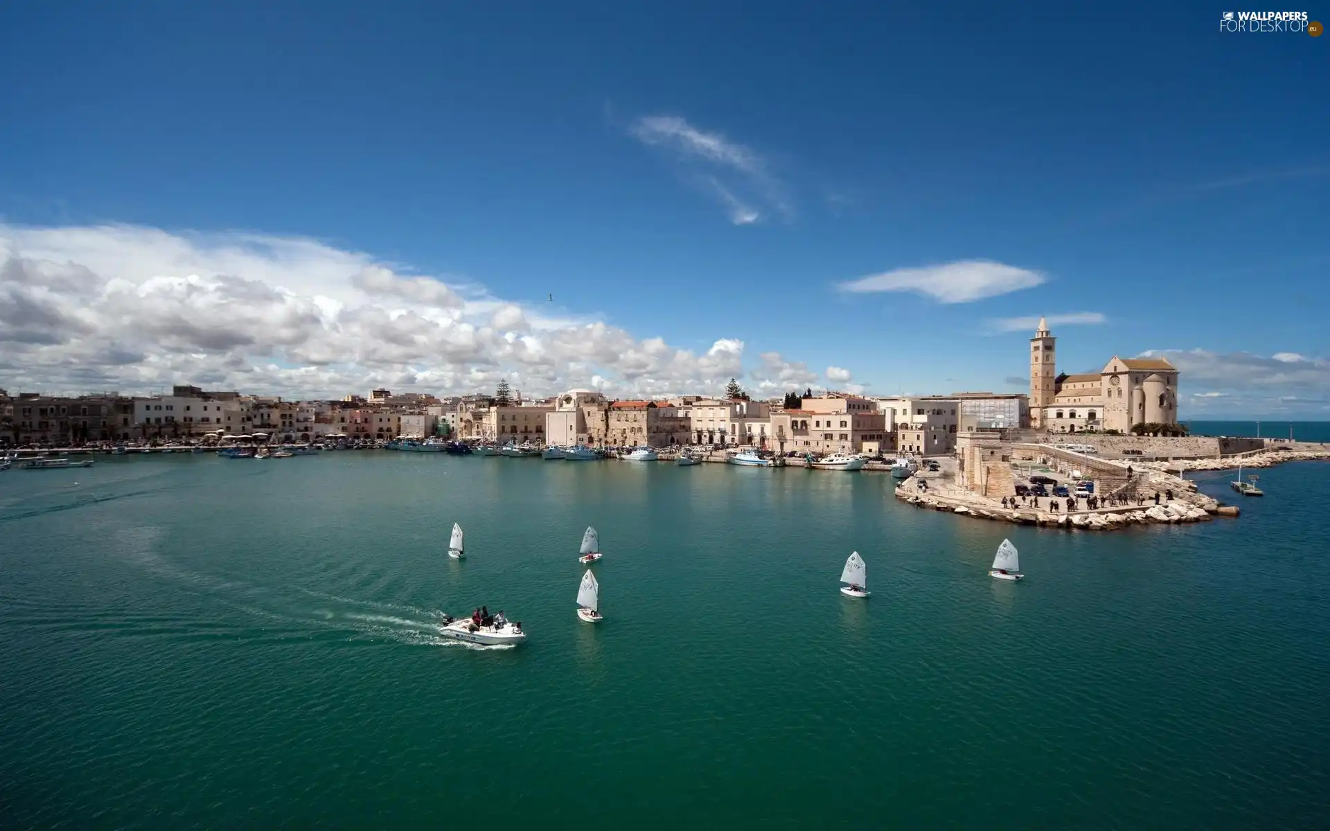 Italy, panorama, town