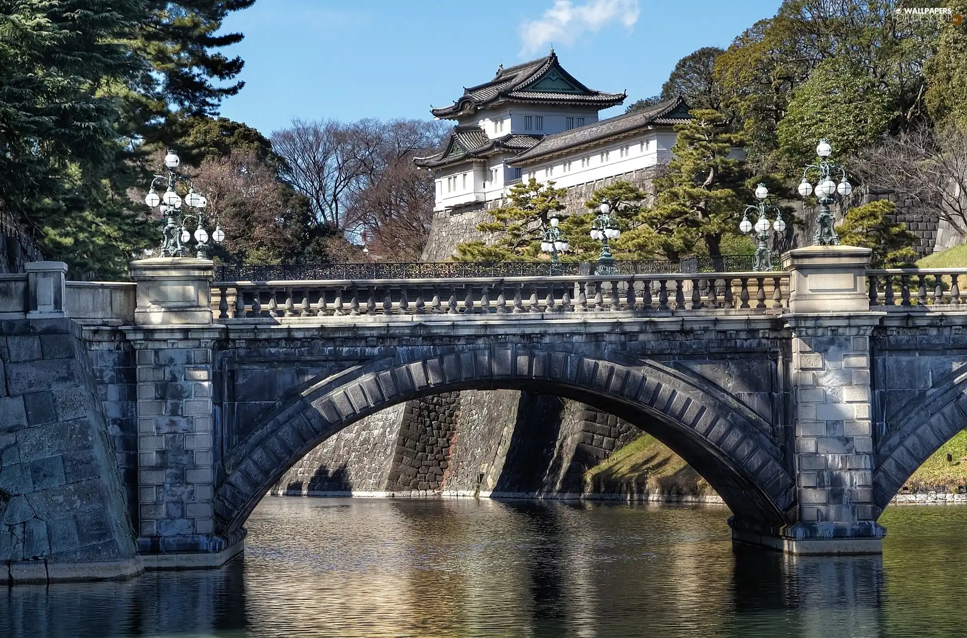 River, structures, Japan, bridge