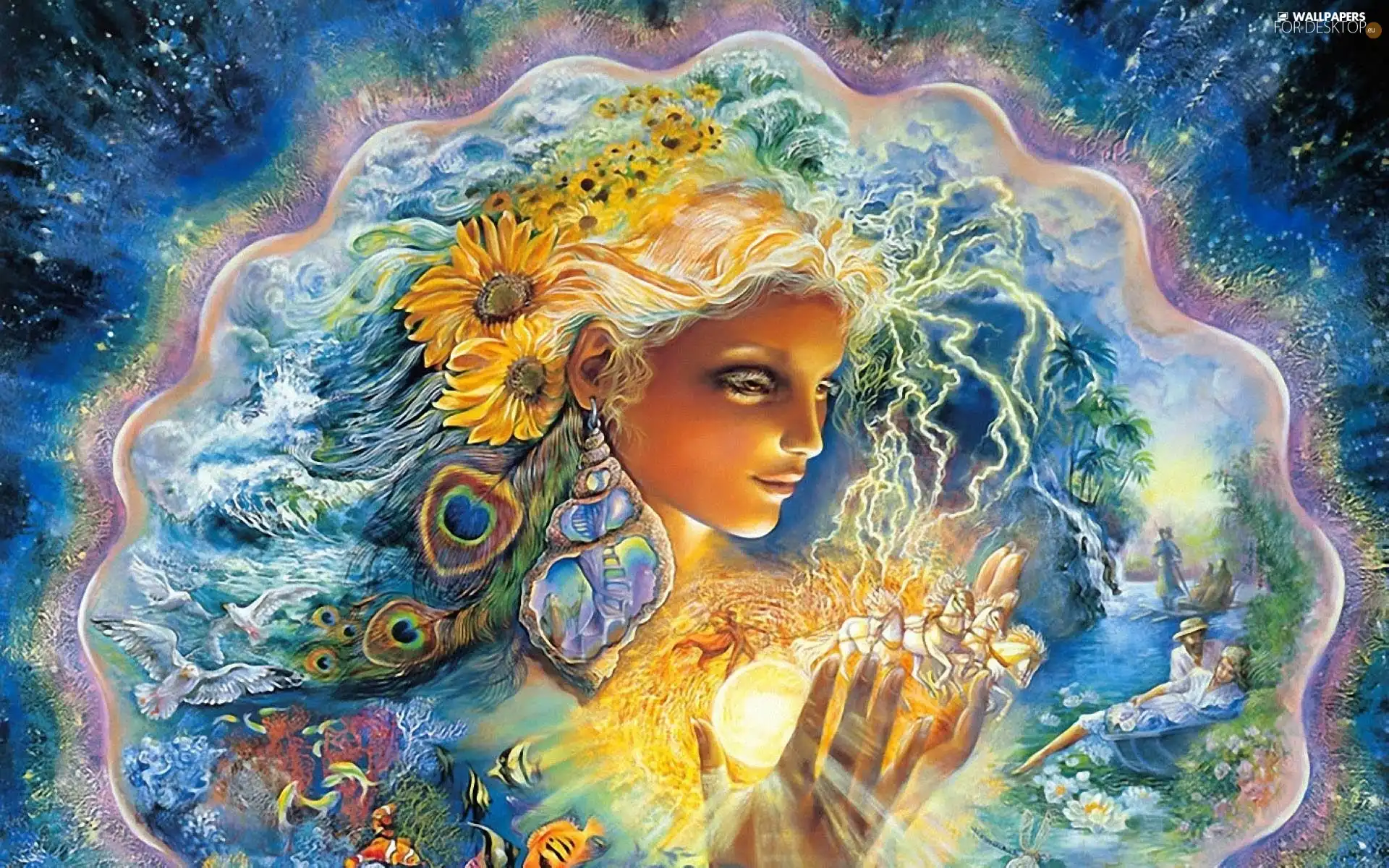 Women, People, Josephine Wall, hands