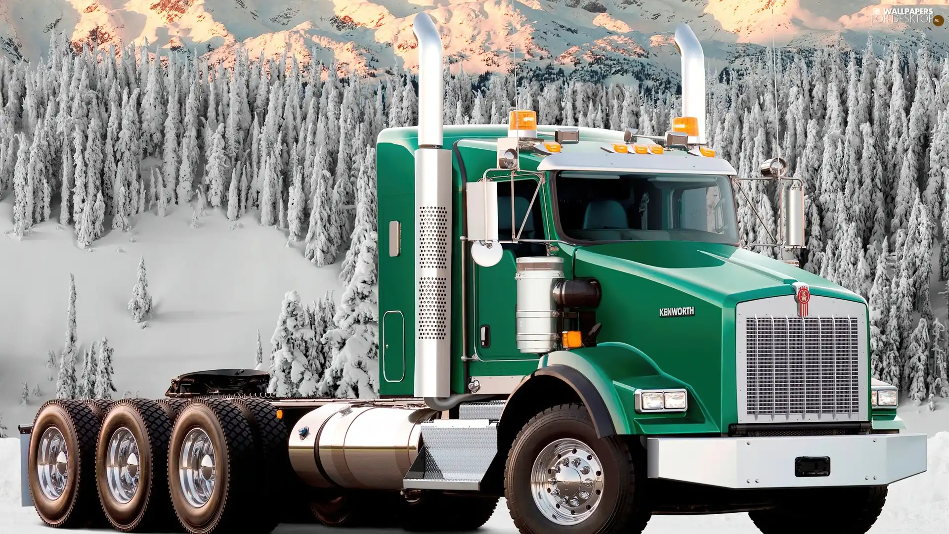 Green, Kenworth K800