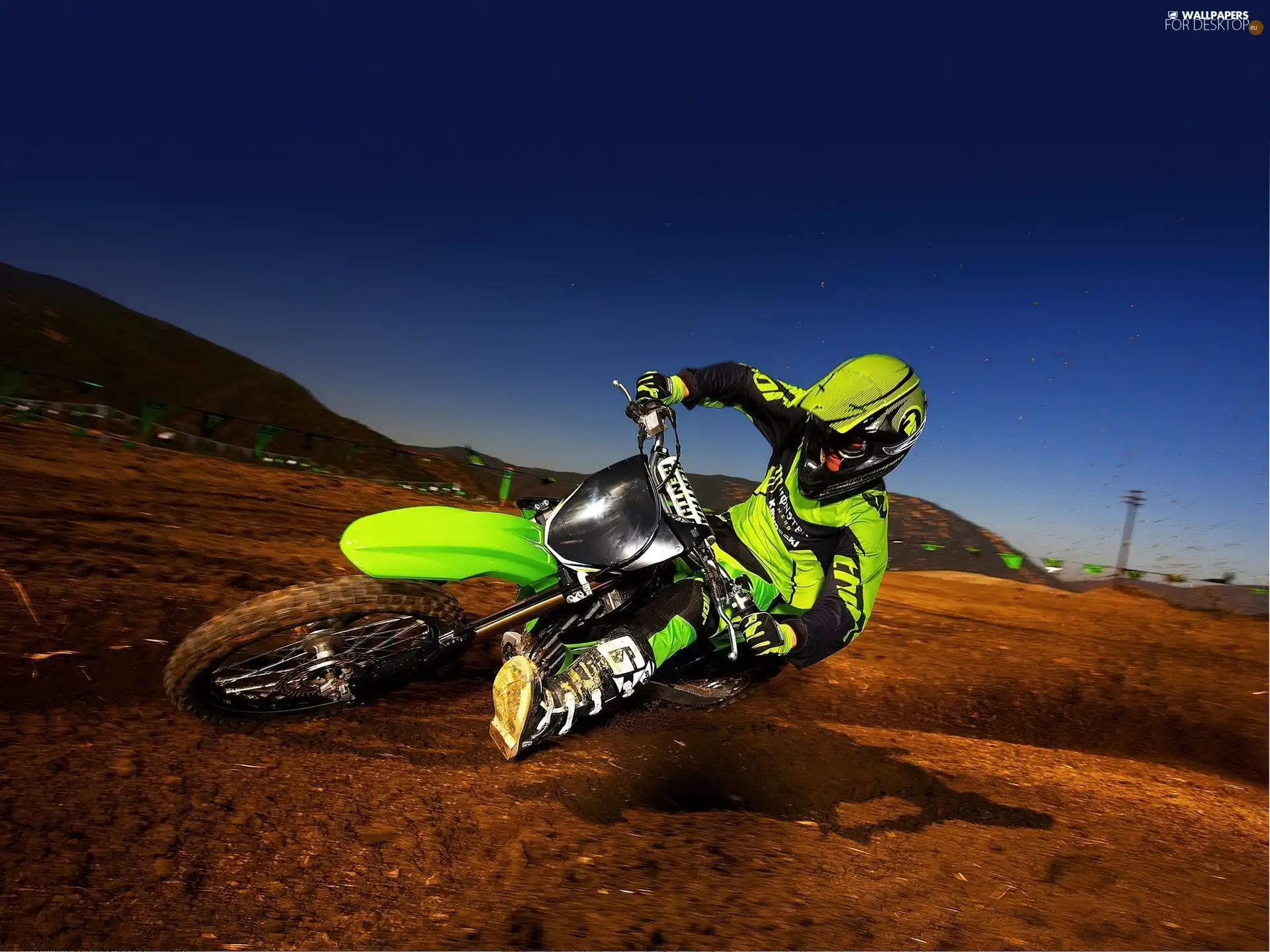 green ones, Kawasaki KX250F Monster Energy