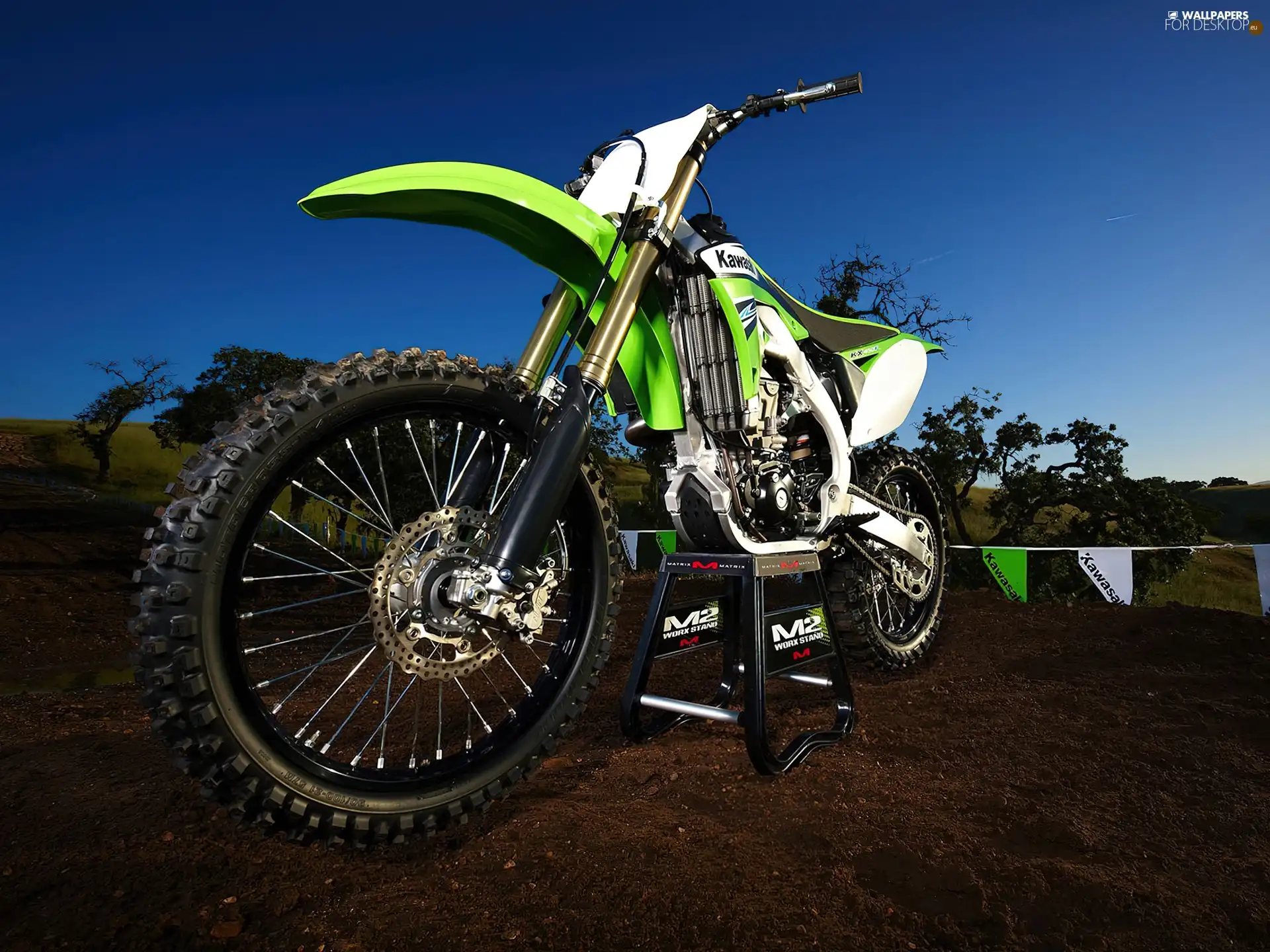 Kawasaki KX450F, stand