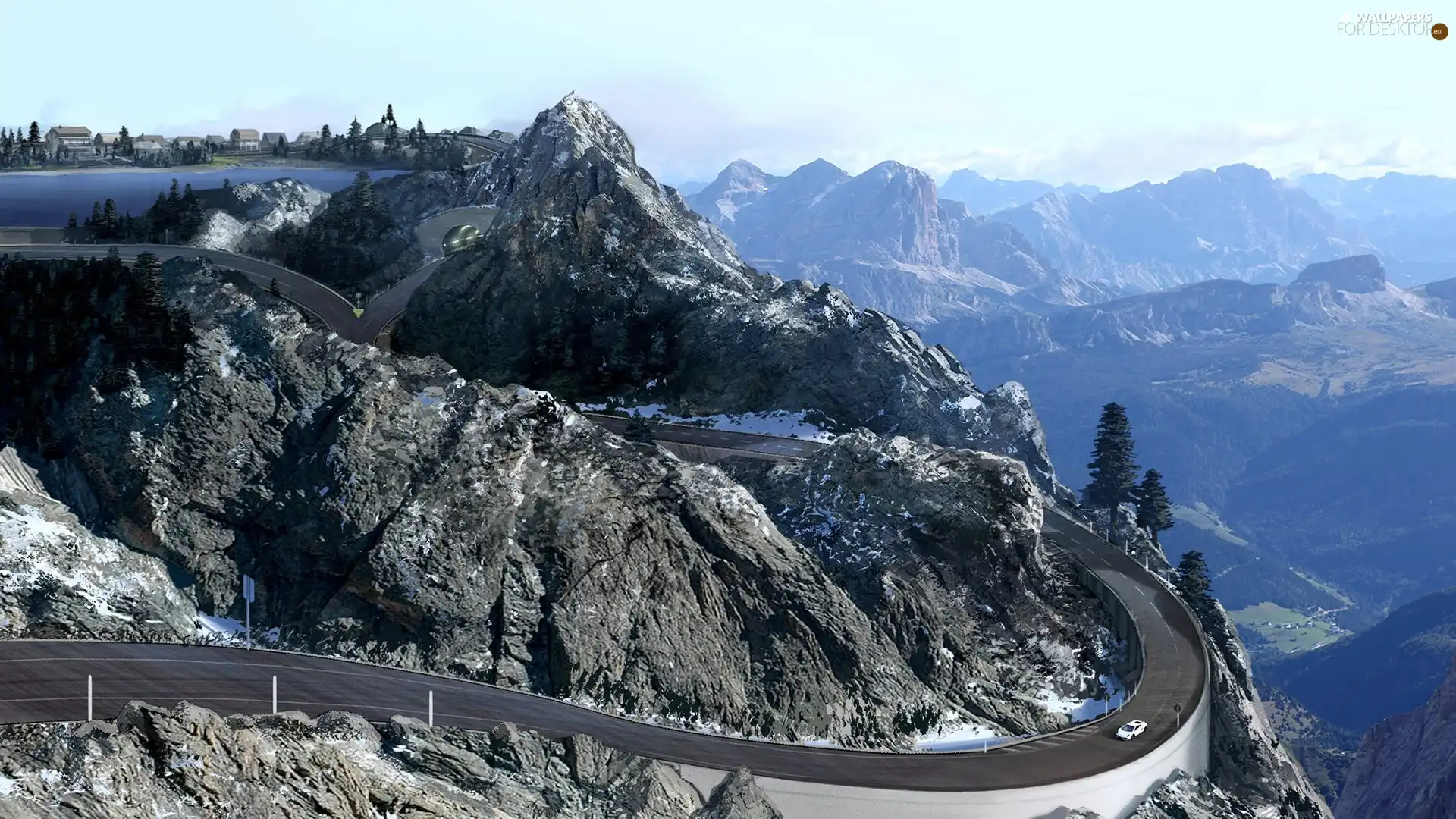 Rocky, Way, Lambo, Mountains
