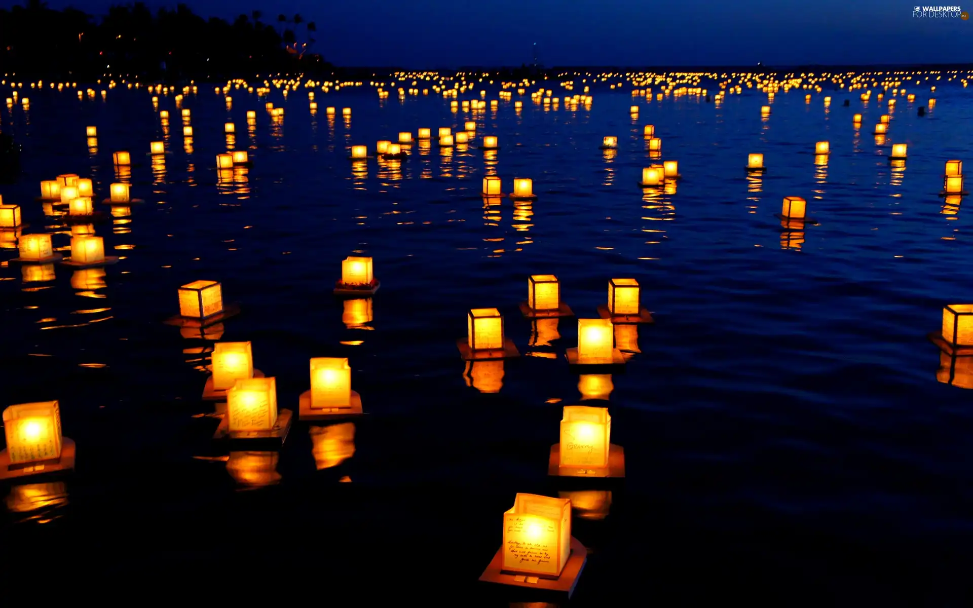 water, Lantern