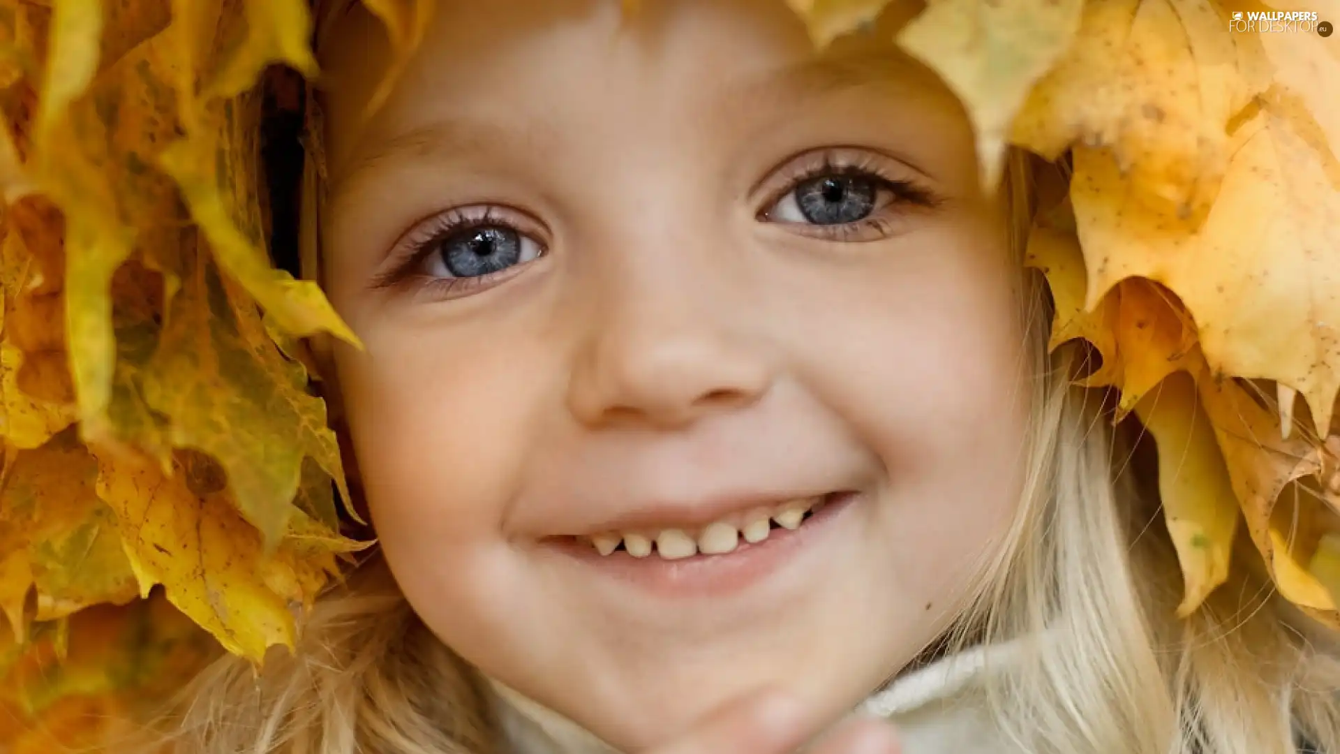 Leaf, small, girl