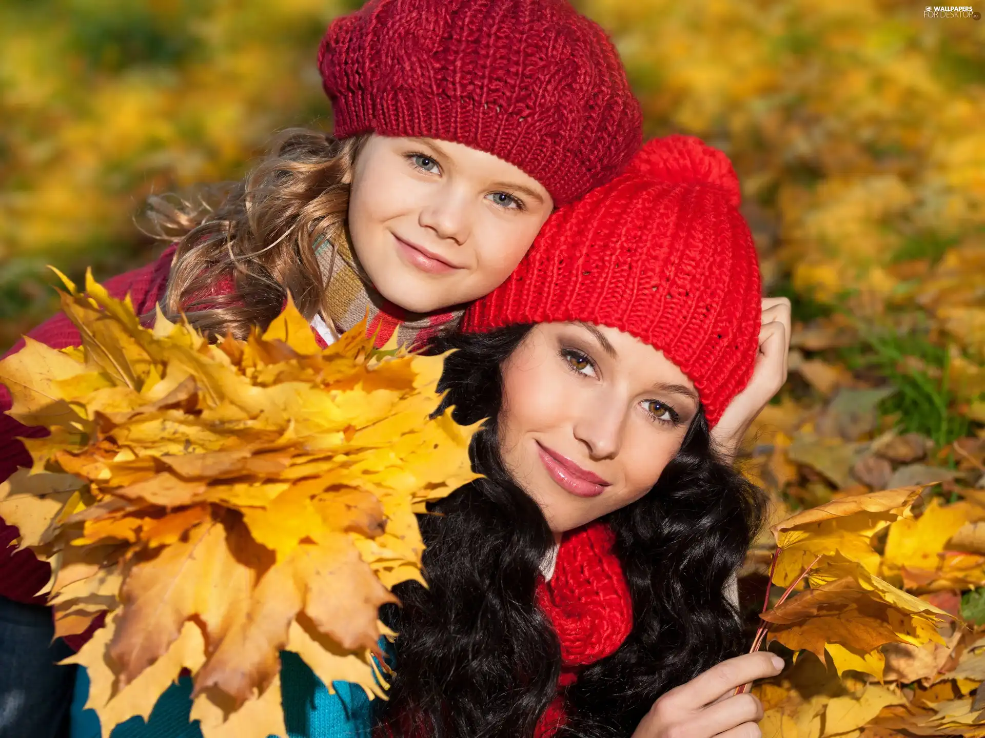 Leaf, Women, Kid