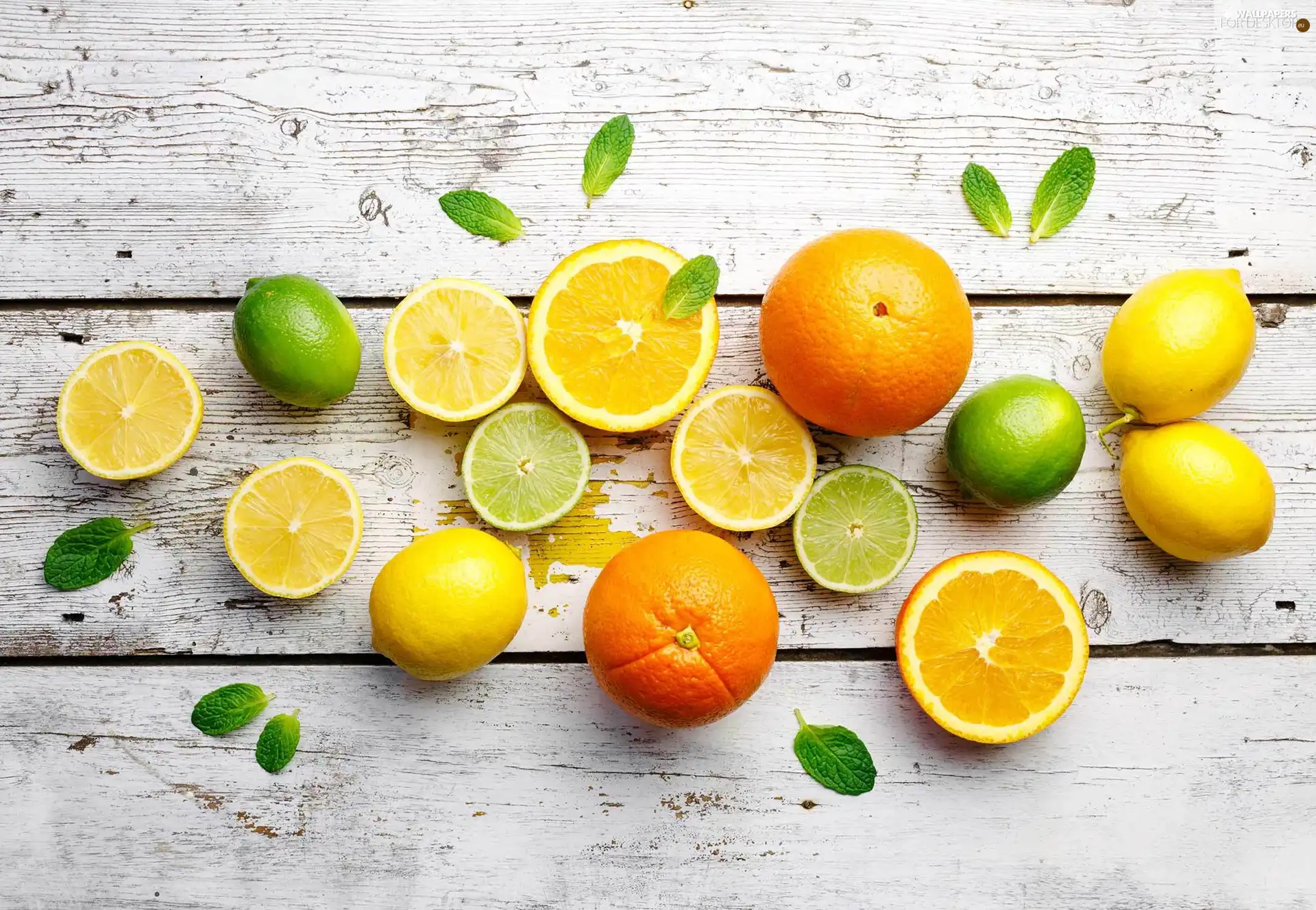 orange, lemons, boarding, limes, wood, citrus, Fruits, leaves