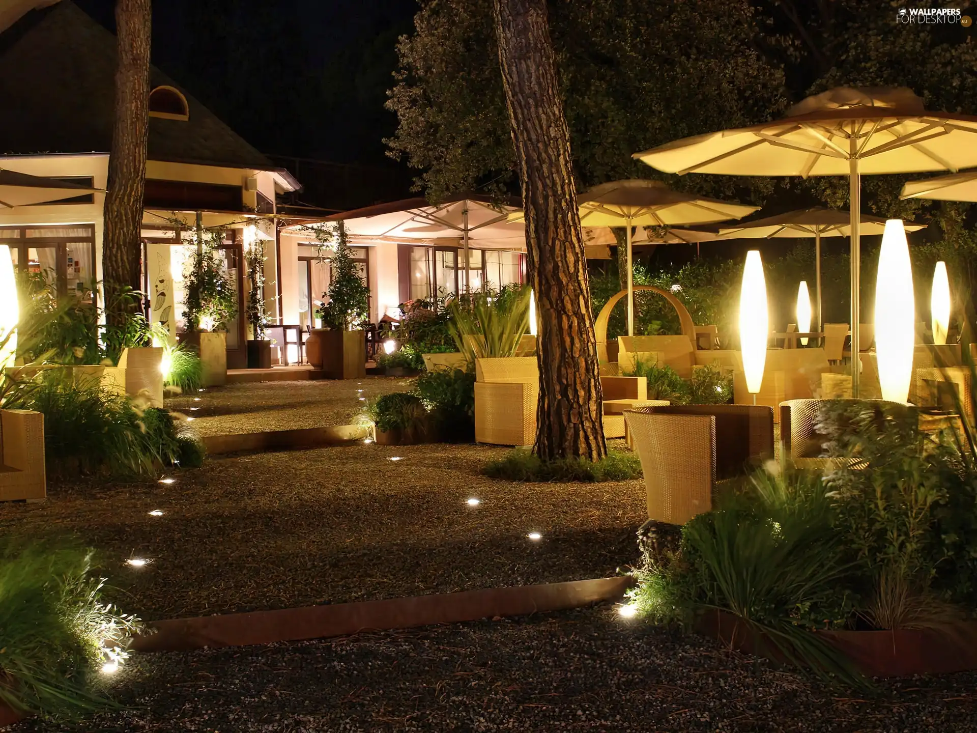 lighting, Restaurant, Garden