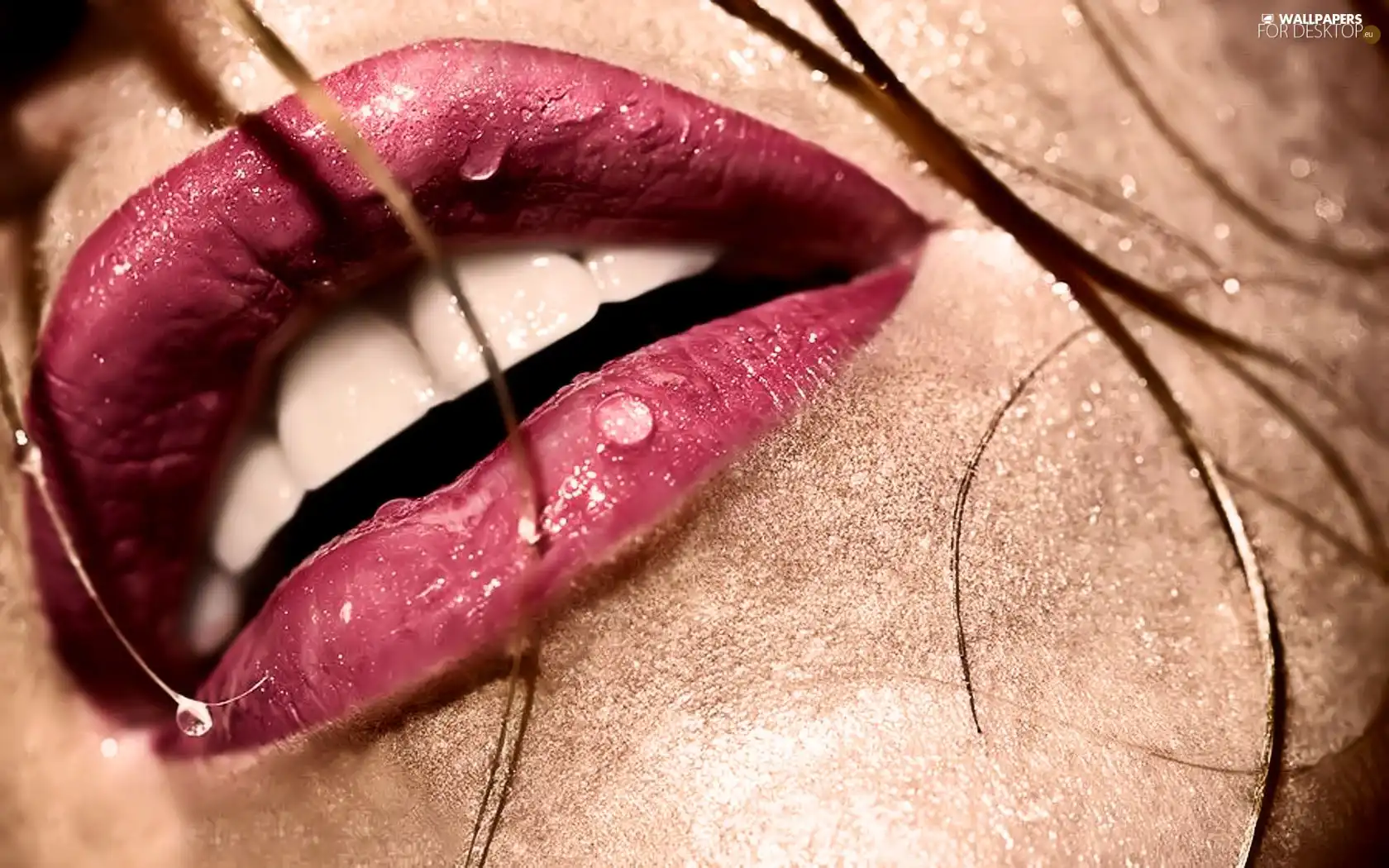 lips, Women, Pink