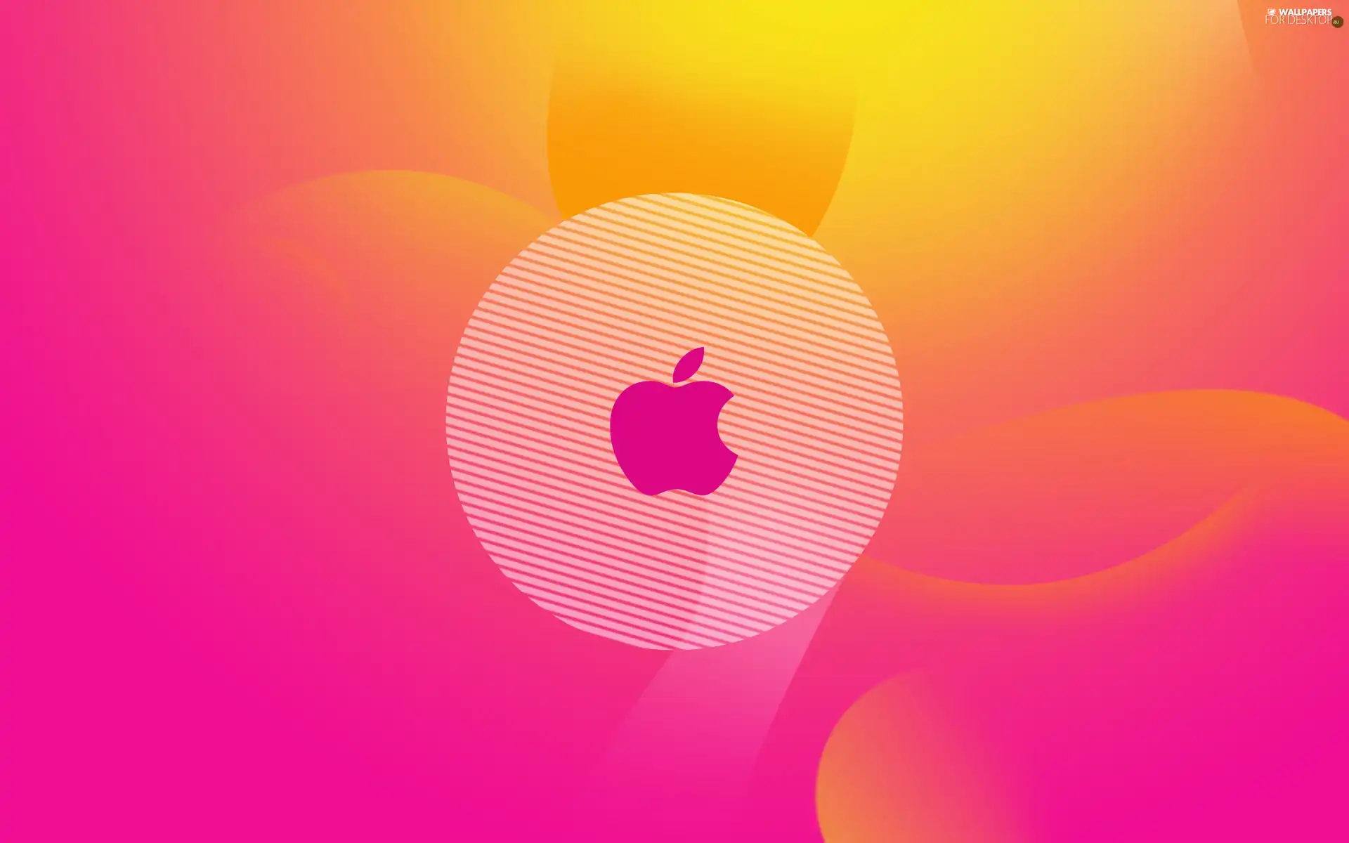 logo, Pink, Apple
