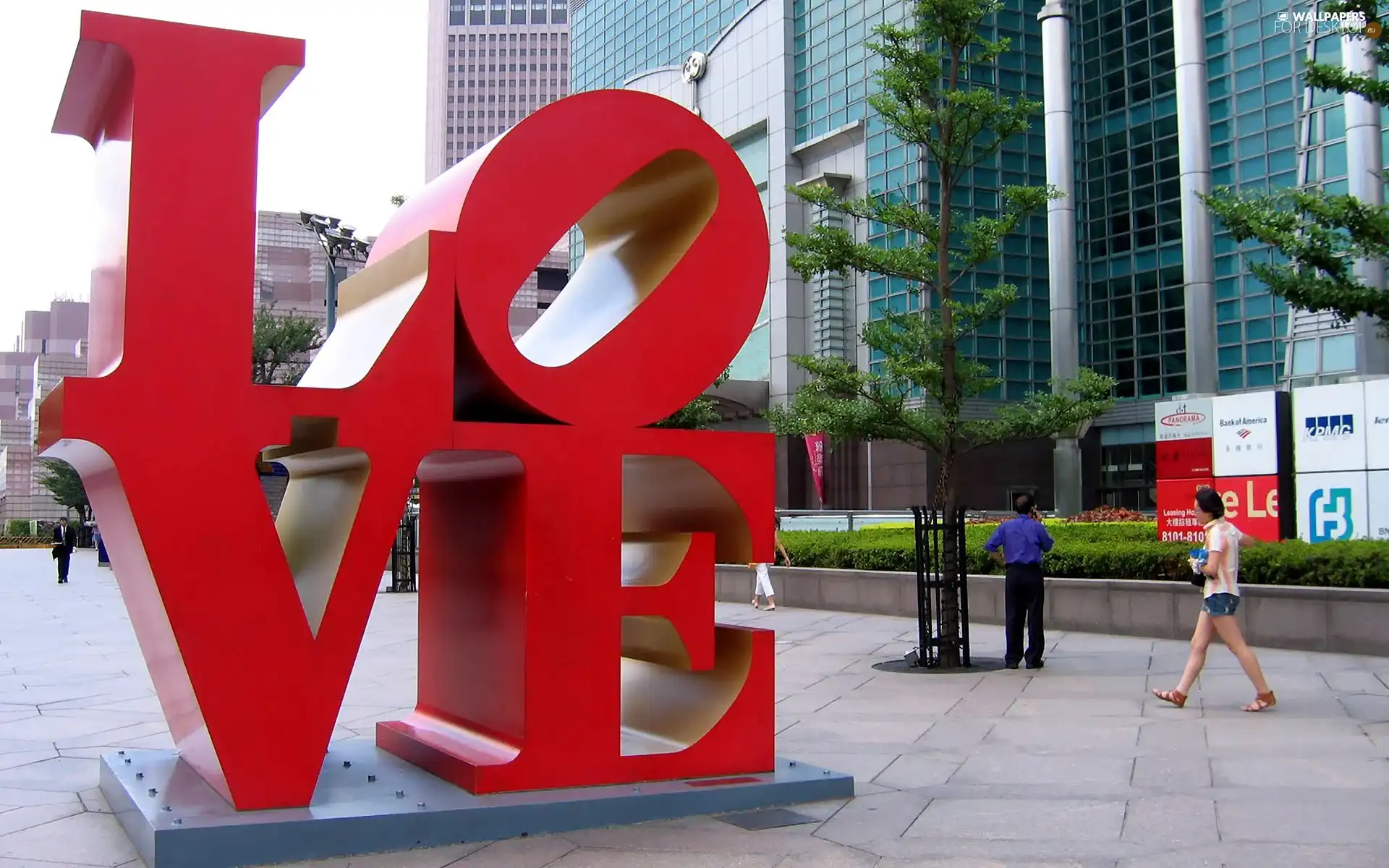 LOVE, Taipei, Monument