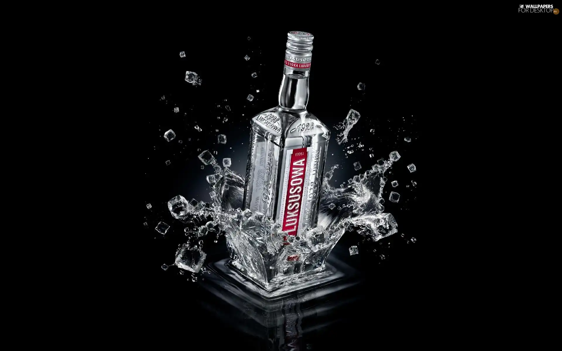 luxurious, Bottle, vodka