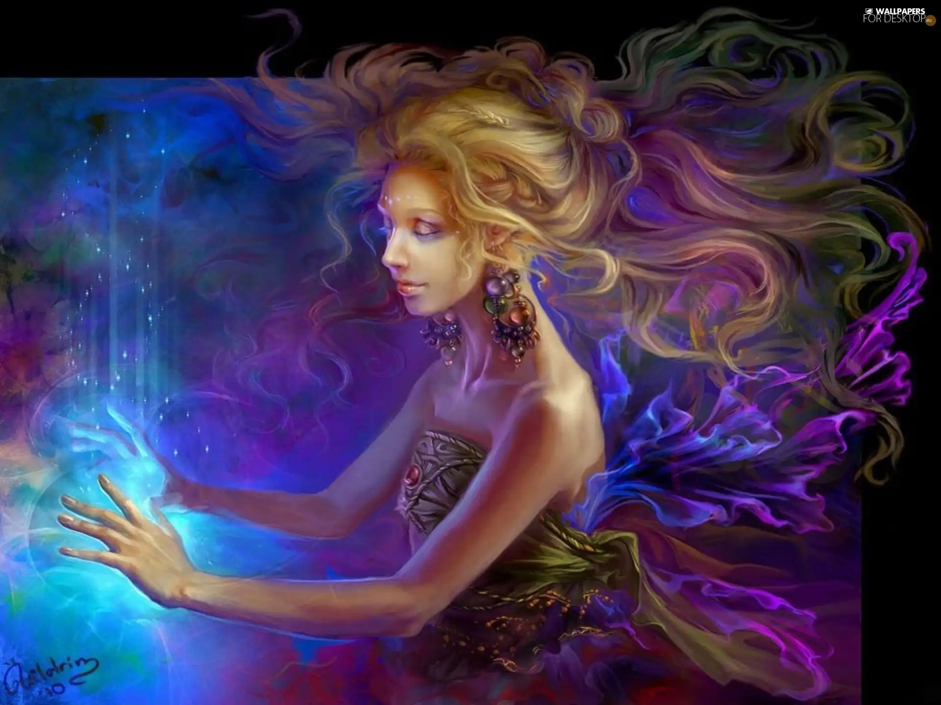 magic, Women, hands