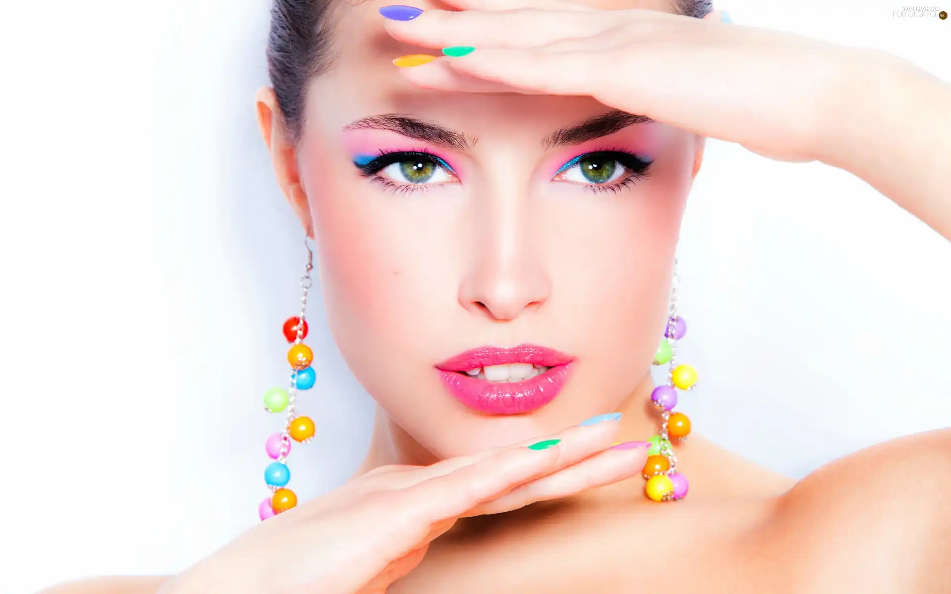 make-up, jewellery, Women, model, Beauty