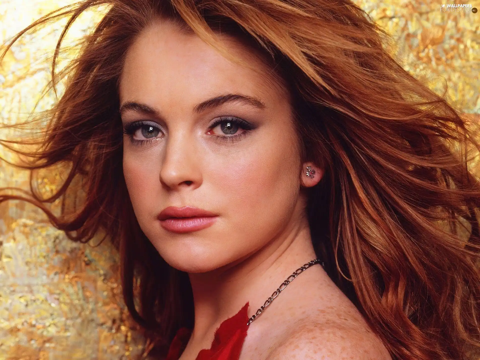 Lindsay Lohan, make-up