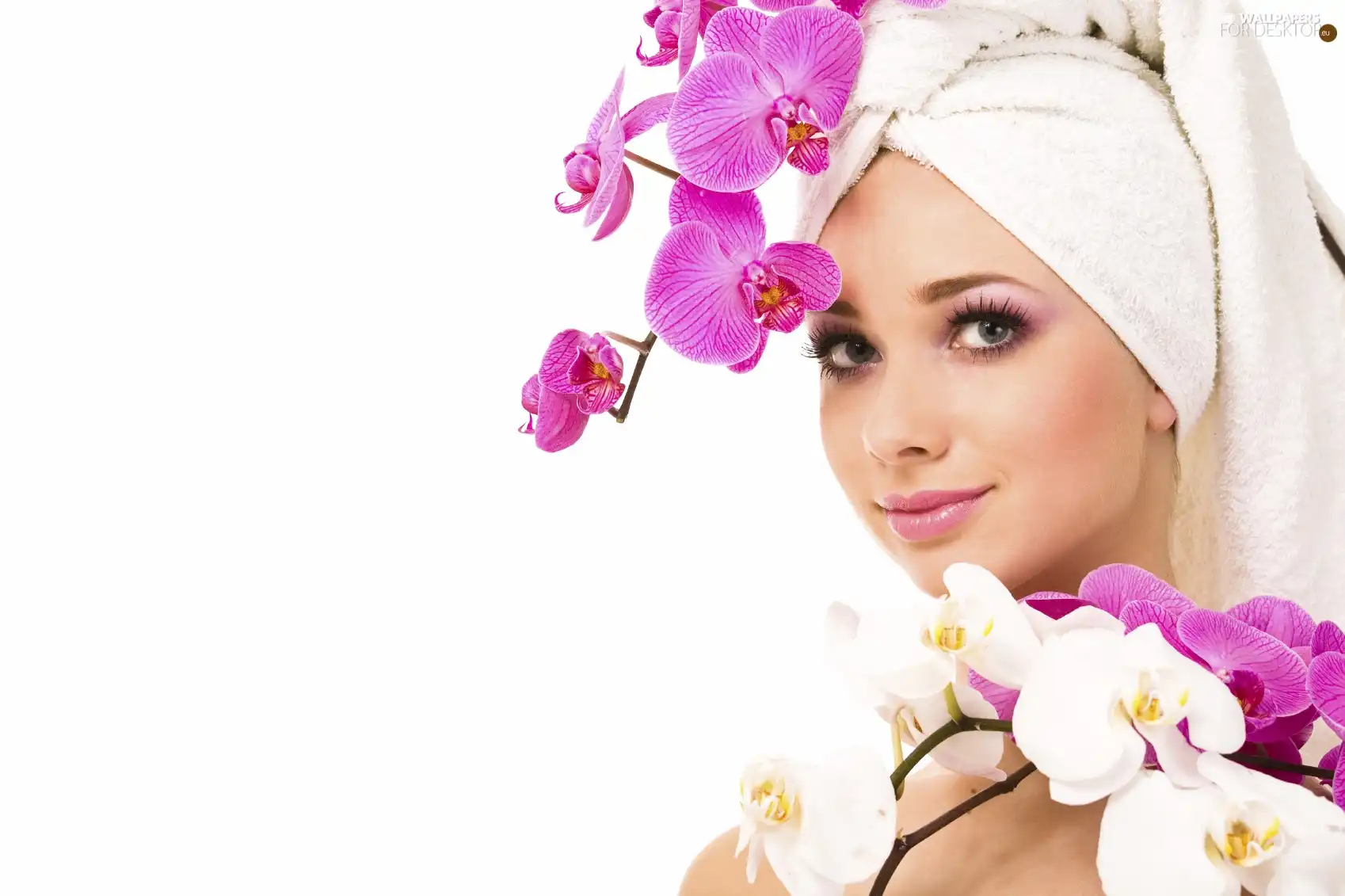 orchids, Women, make-up