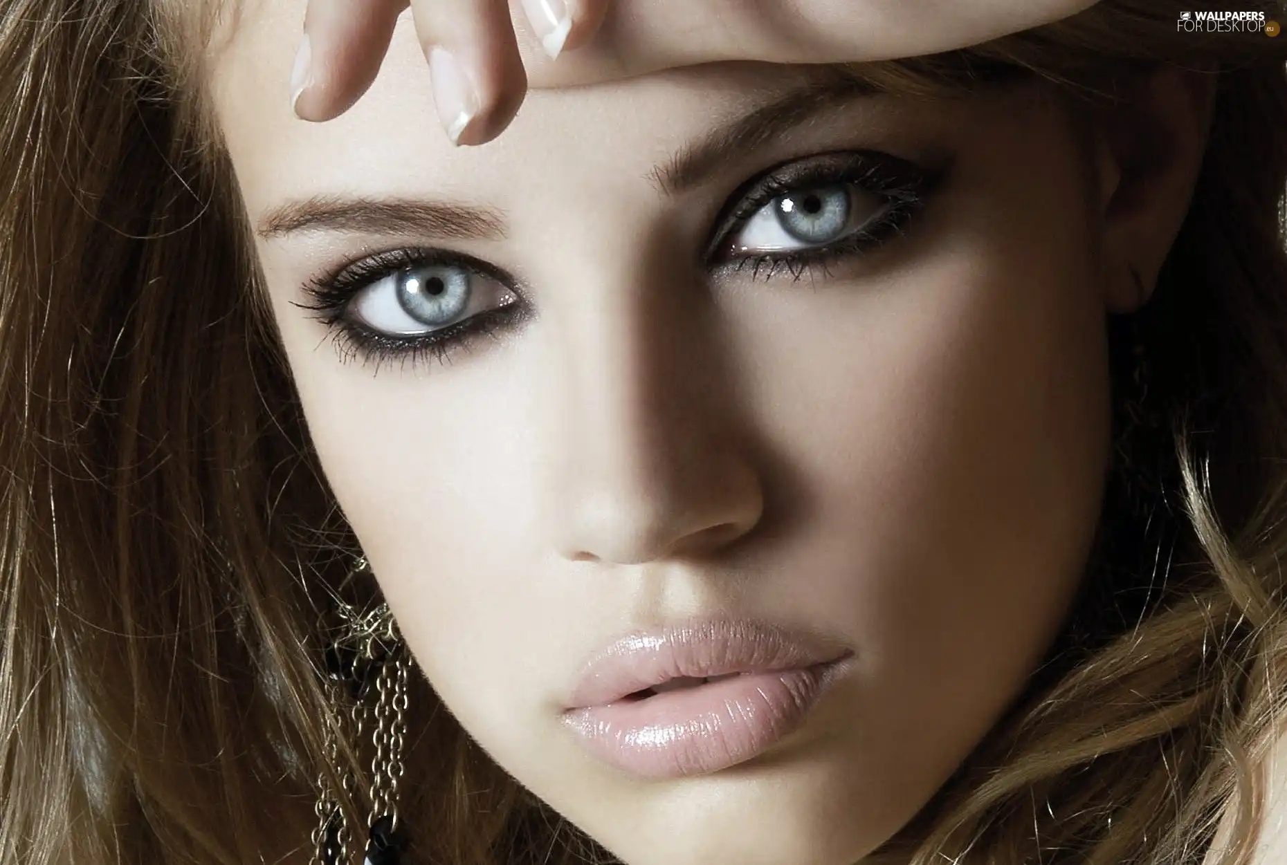 Xenia Tchoumitcheva, girl, make-up, Beauty