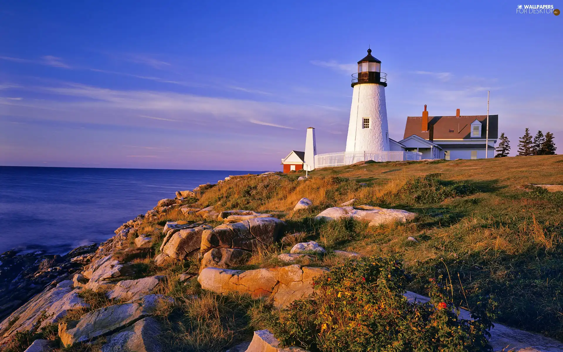 coast, Lighthouse, maritime, sea