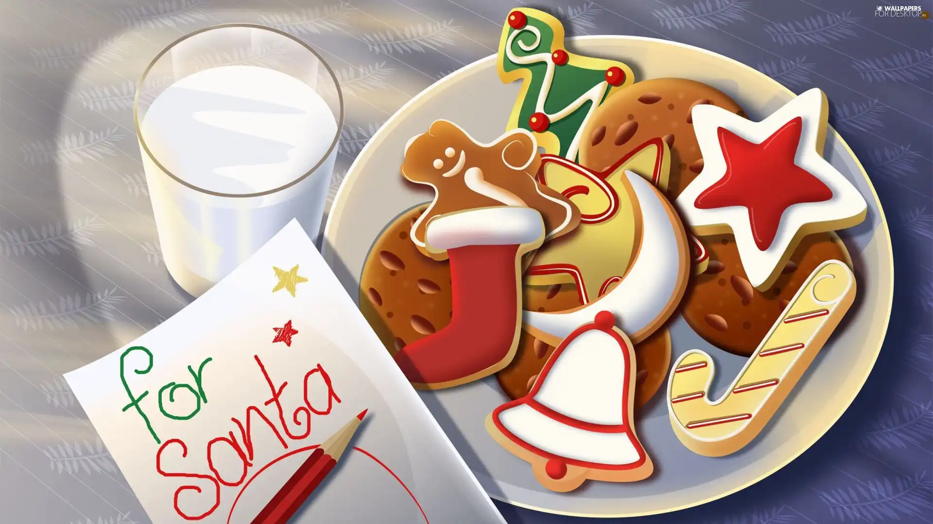 Christmas, cup, milk, ginger