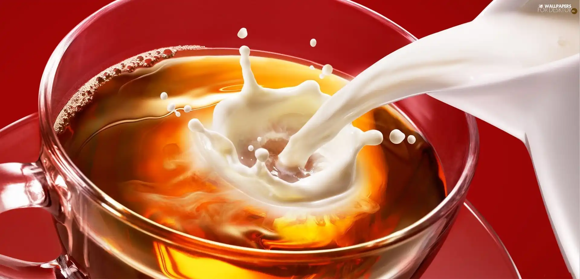 milk, cup, tea