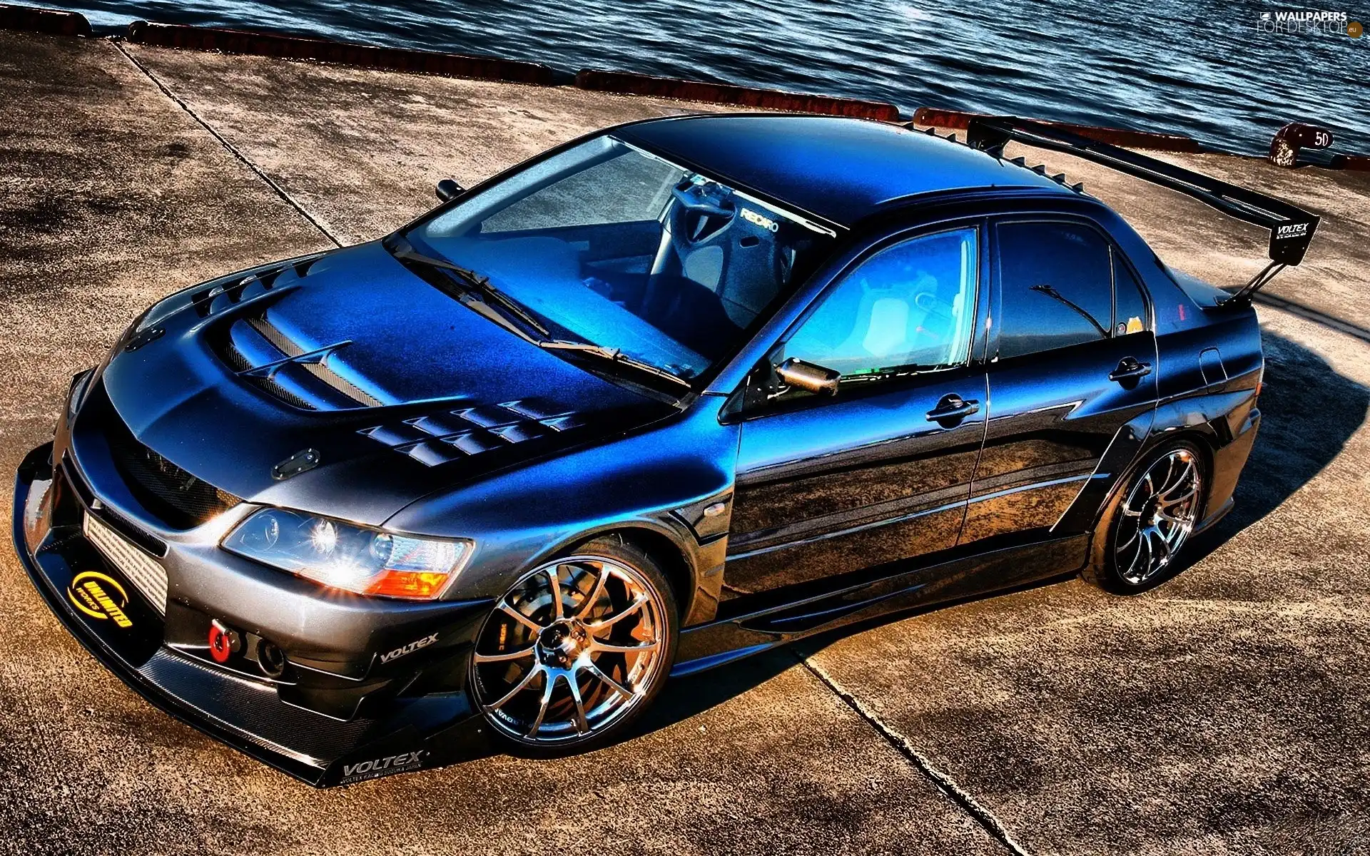 Mitsubishi Lancer, water