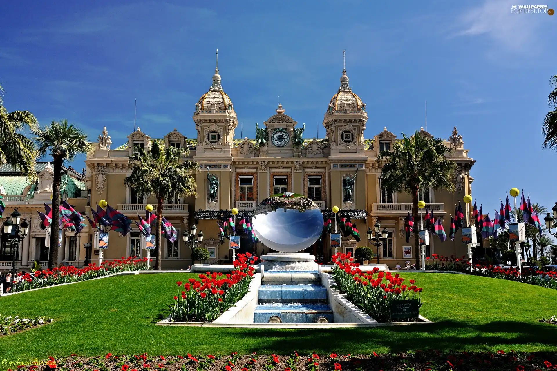 palace, Monte Carlo, Monaco, Garden