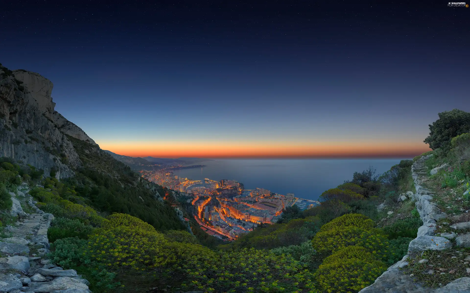 Monaco, View, Town