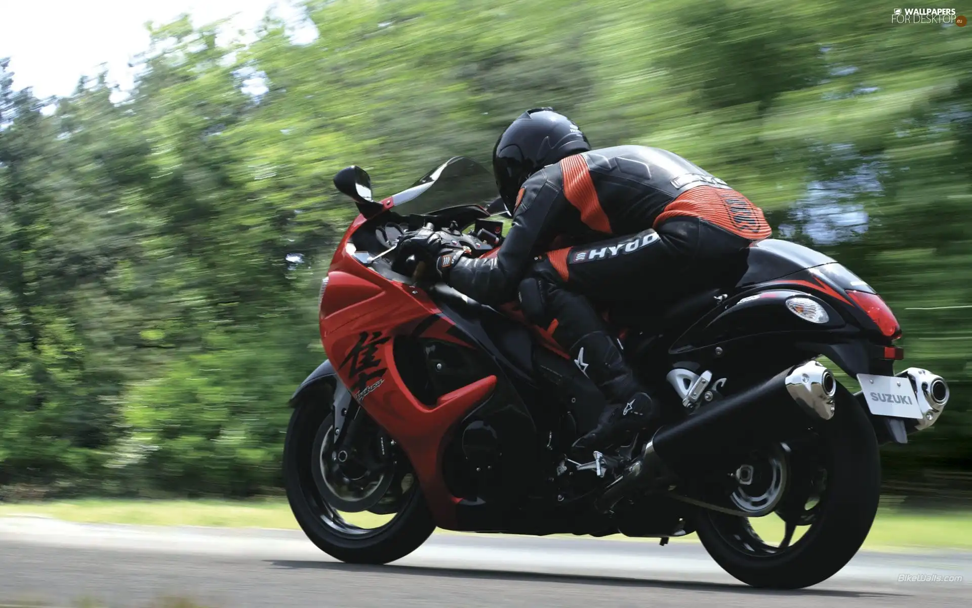 motor-bike, road