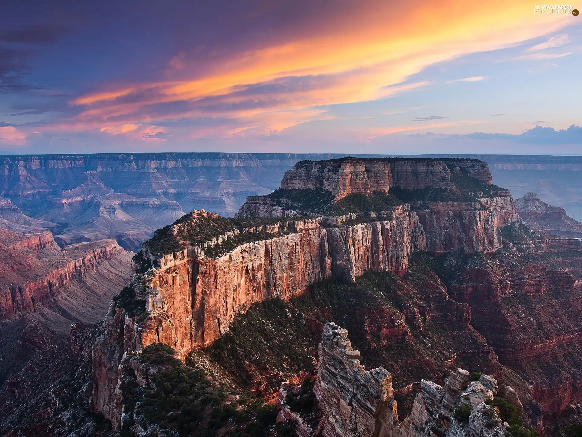 canyon, mountains