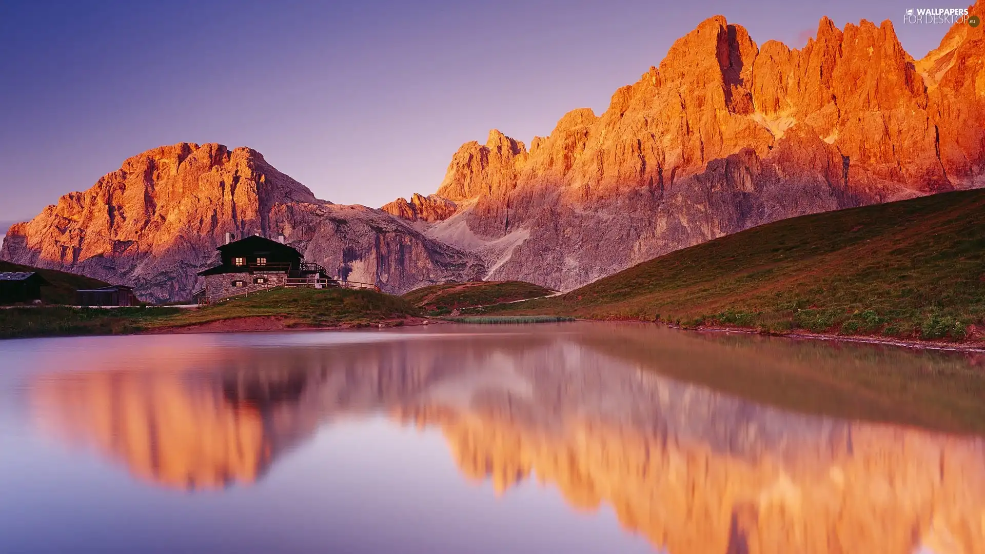 Natural Park, lake, Mountains, Paneveggio