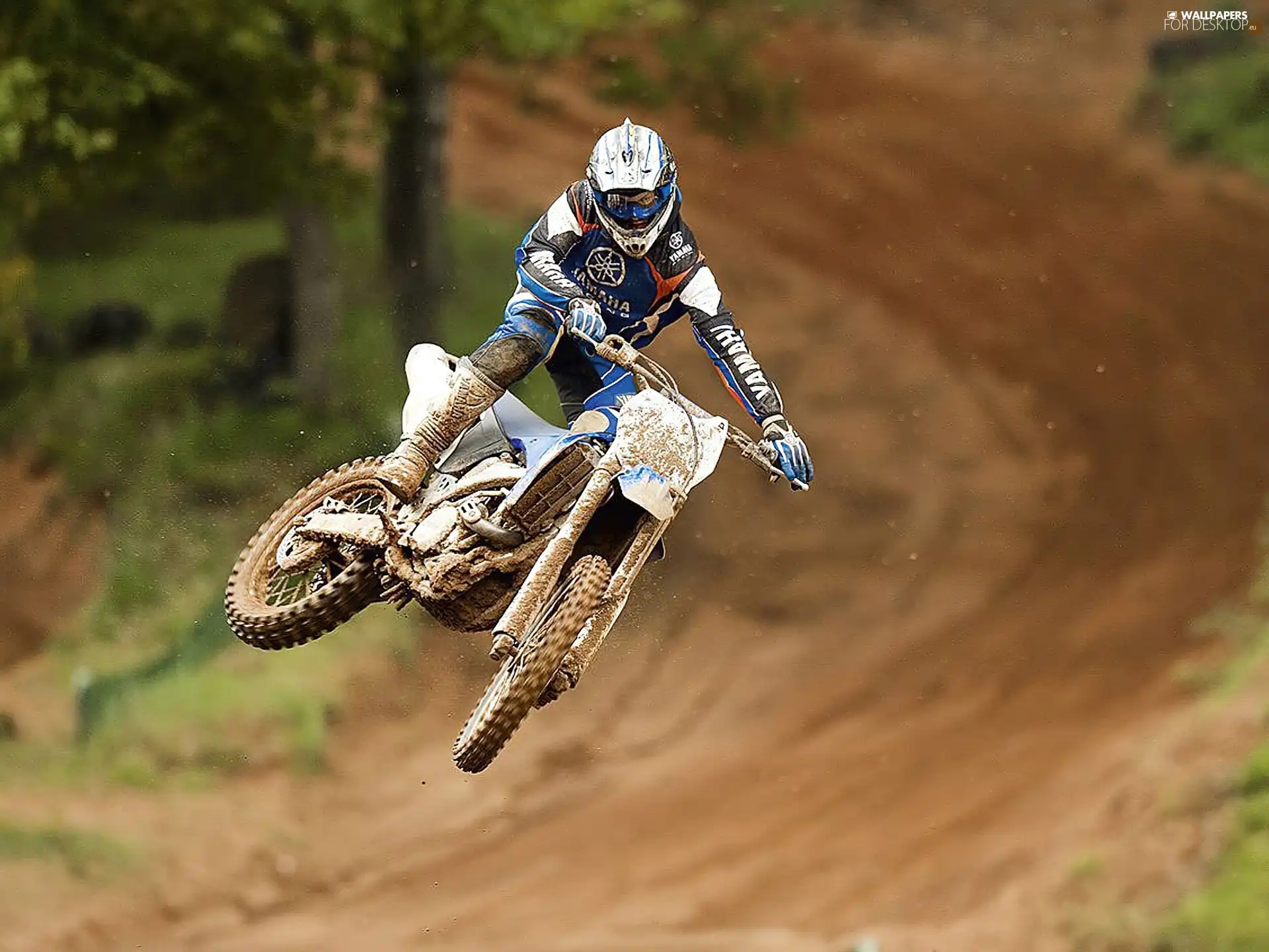 track, Yamaha WR450F, Mud