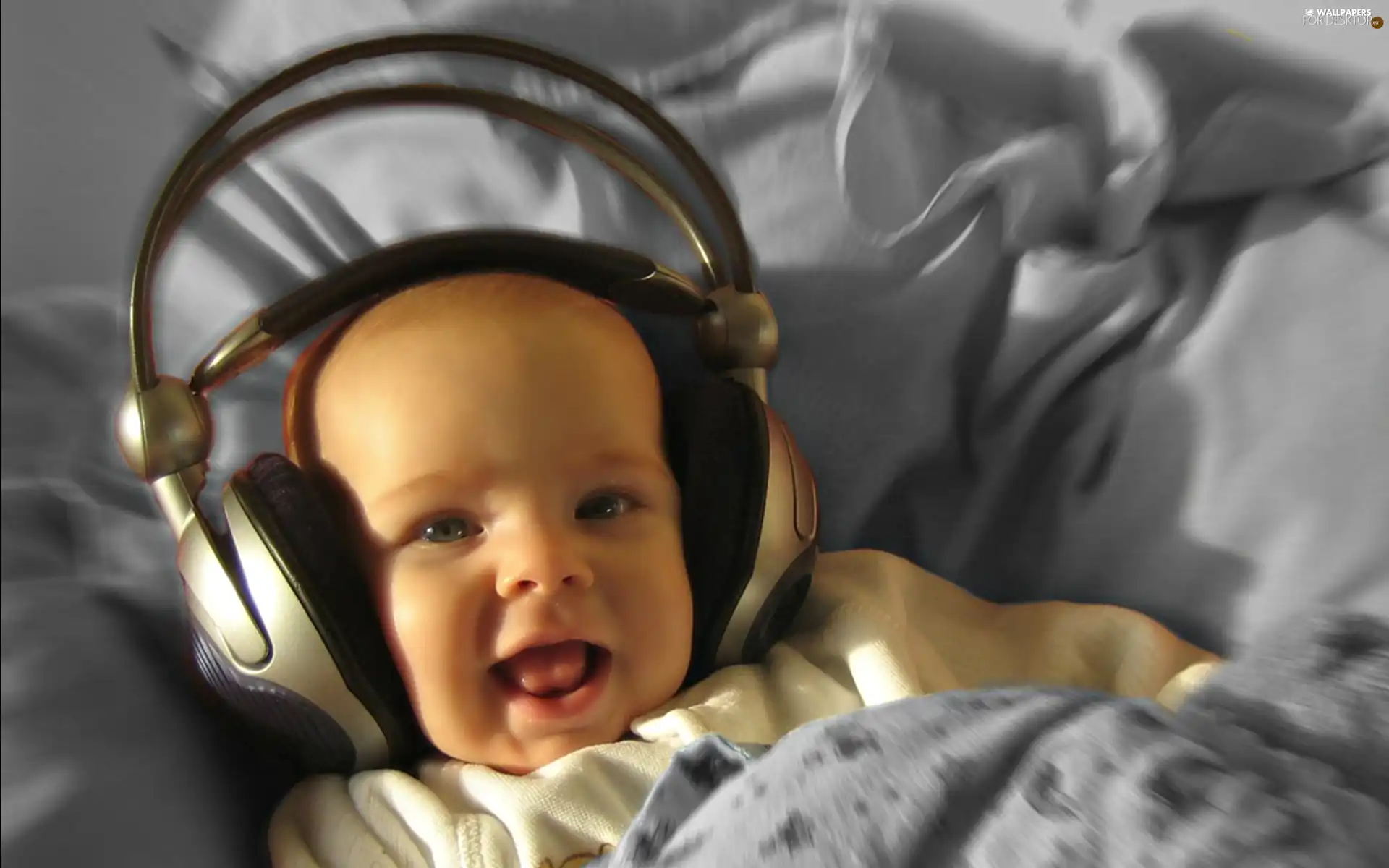 music, Kid, HEADPHONES