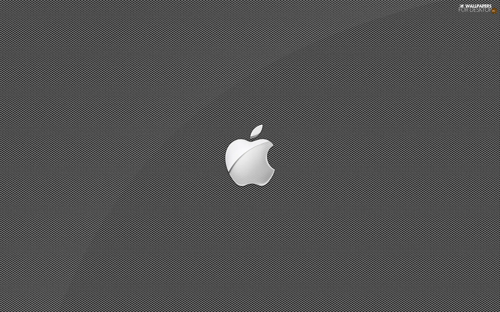 Apple, Gray, net, logo