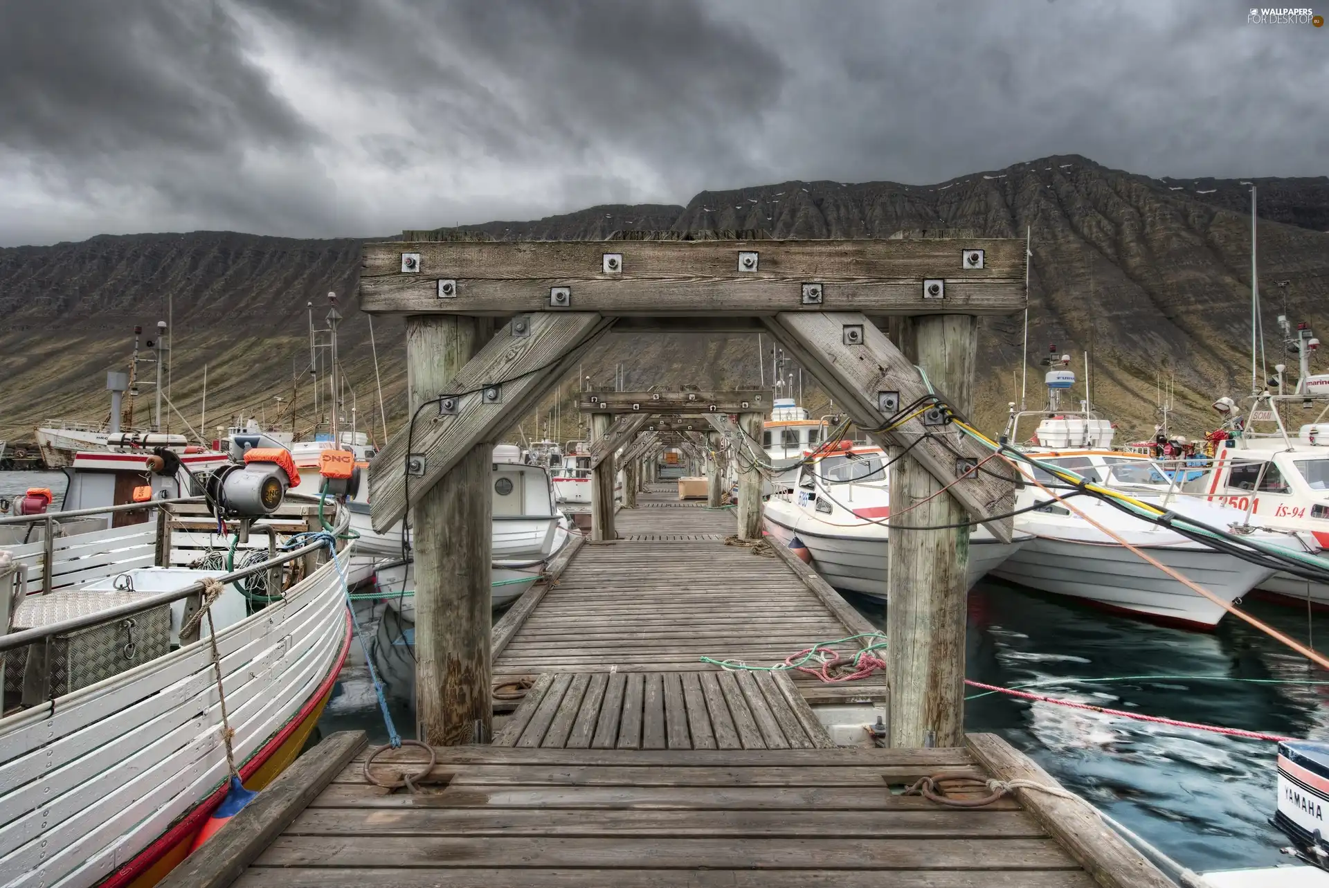 Harbour, Isafjorder, New Zeland, Boats