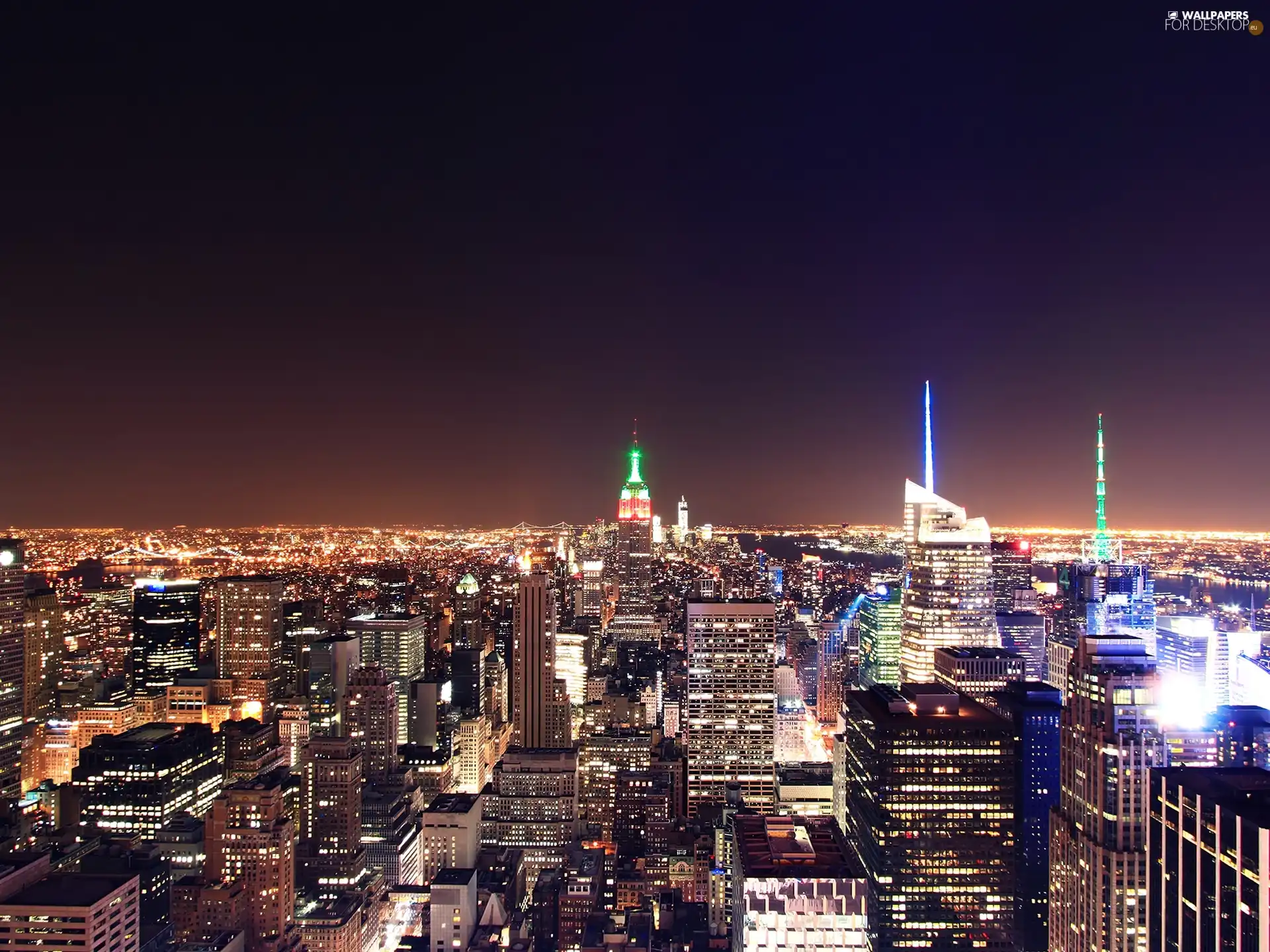 New York, night