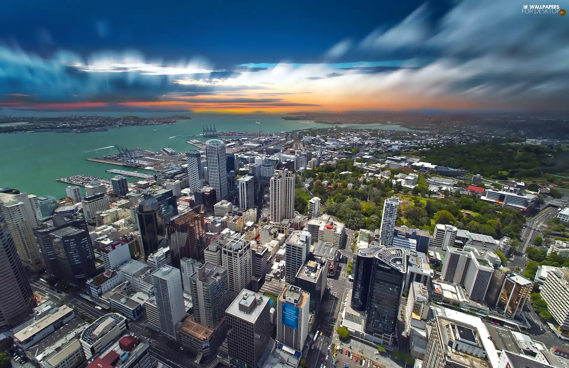 Aerial View, Auckland, New Zeland