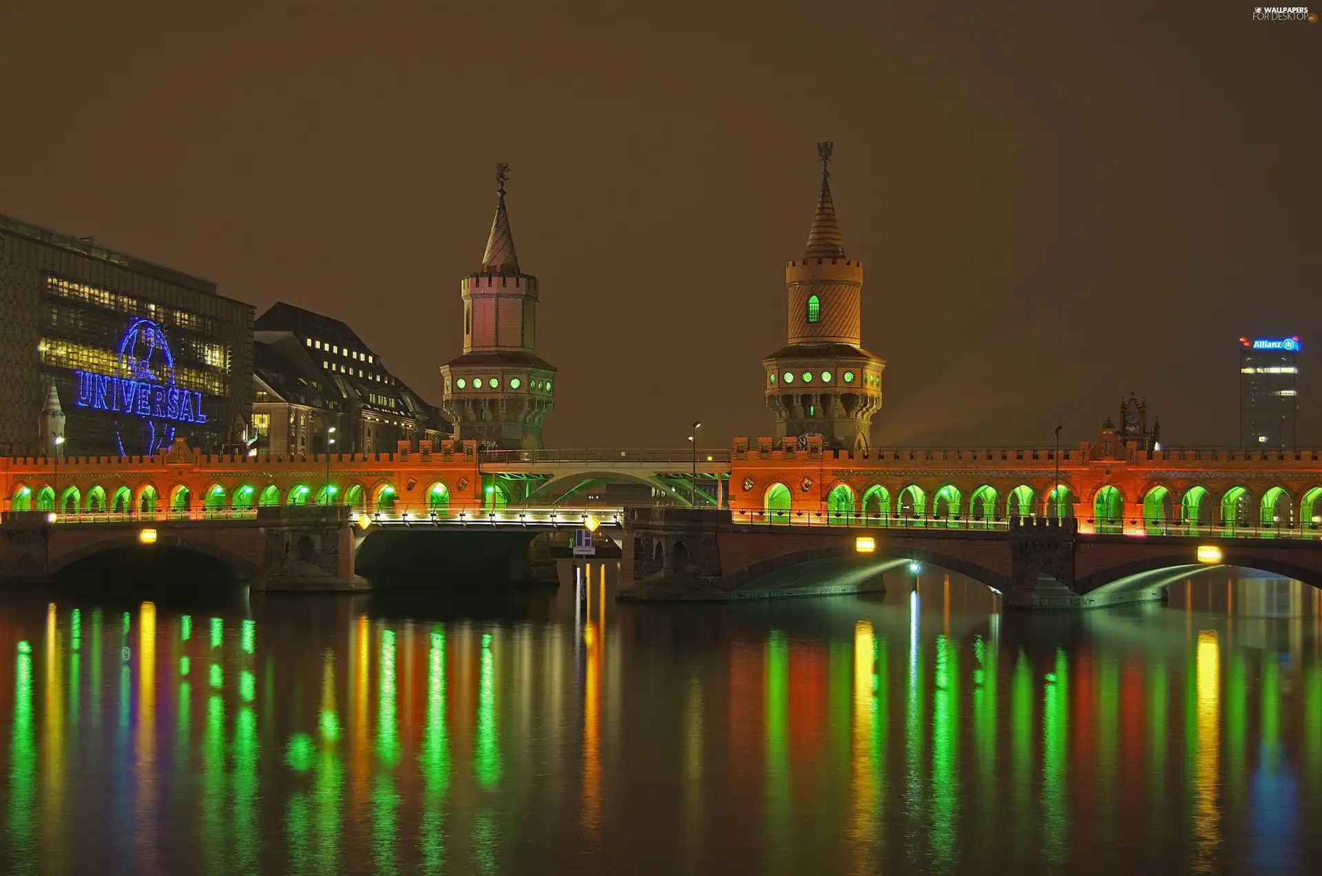 Night, Towers, Berlin