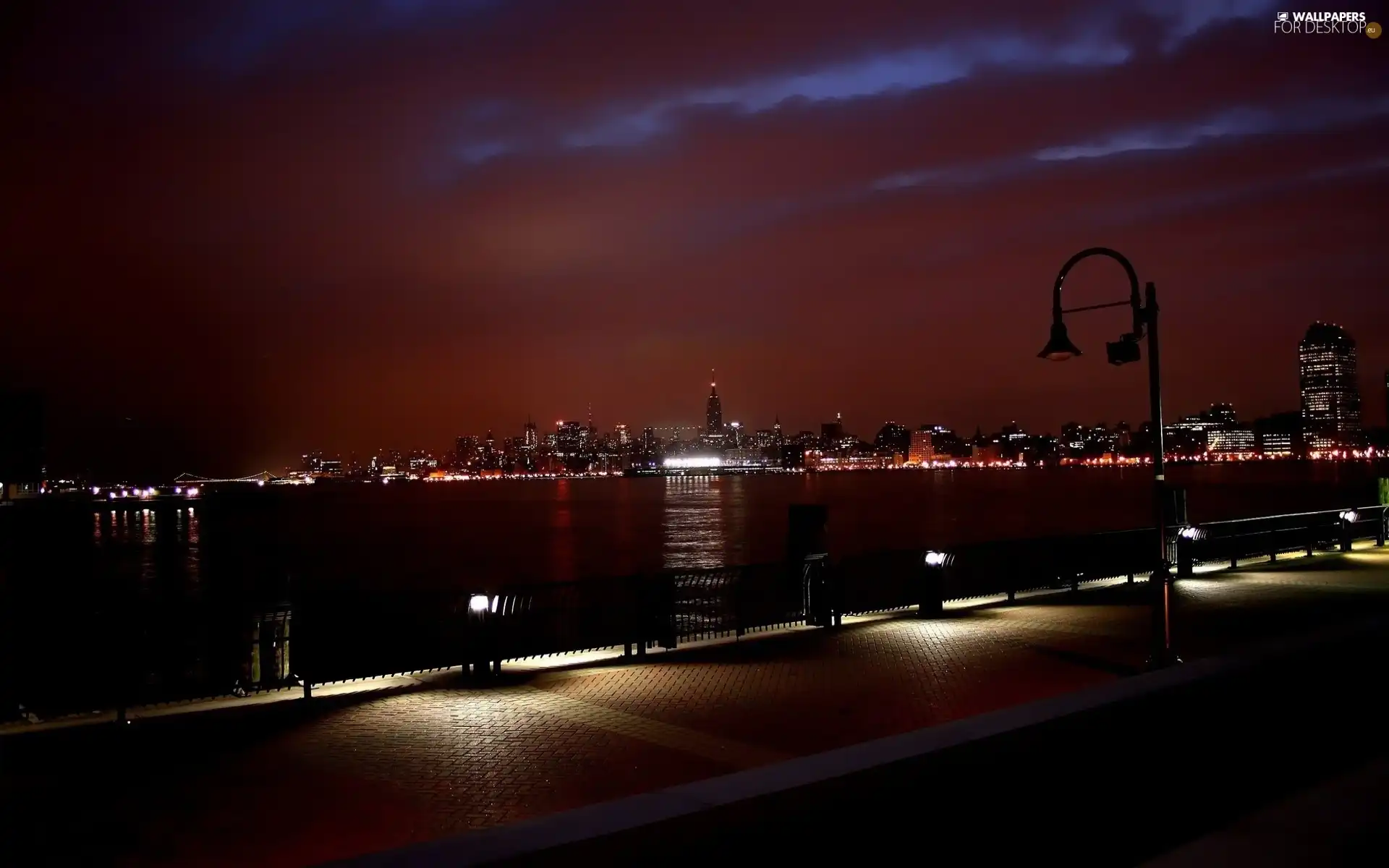 night, New, Jork