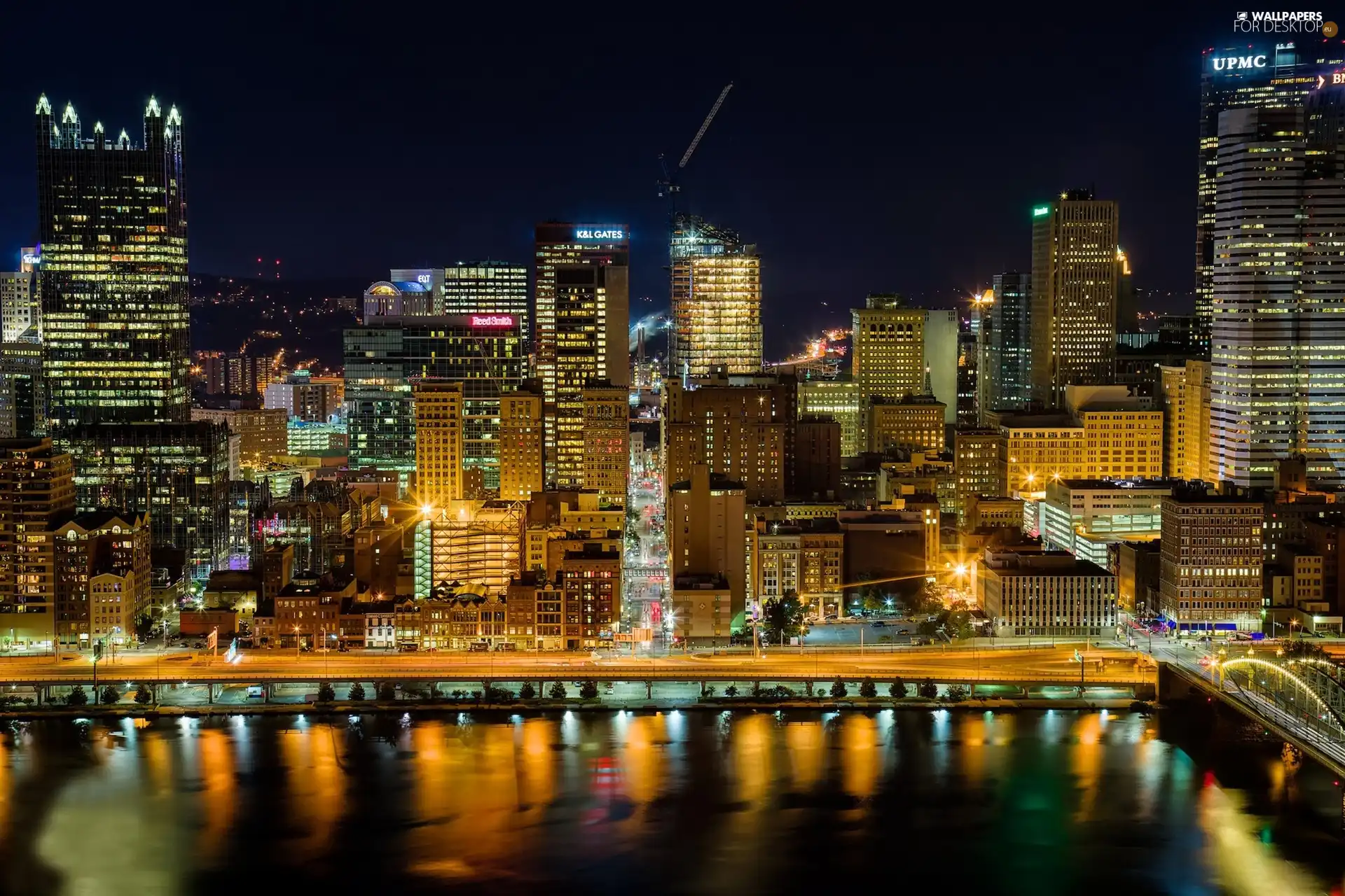 night, Pittsburgh, Town