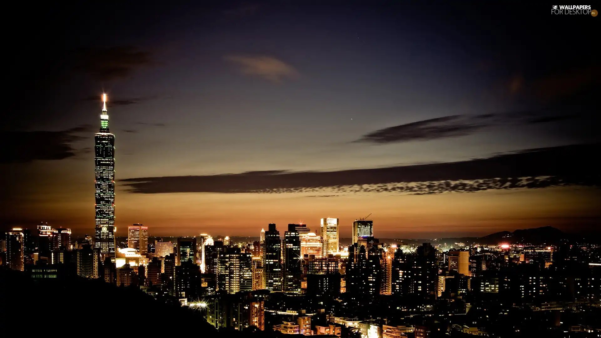 Night, Taipei, Town