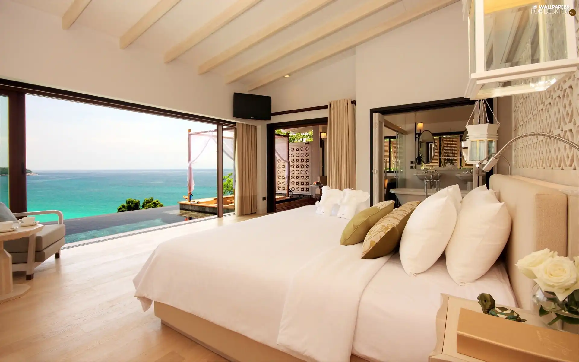 Bedroom, an, Ocean, View